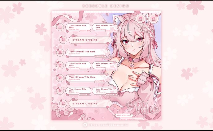 Schedule Template [kiizue]