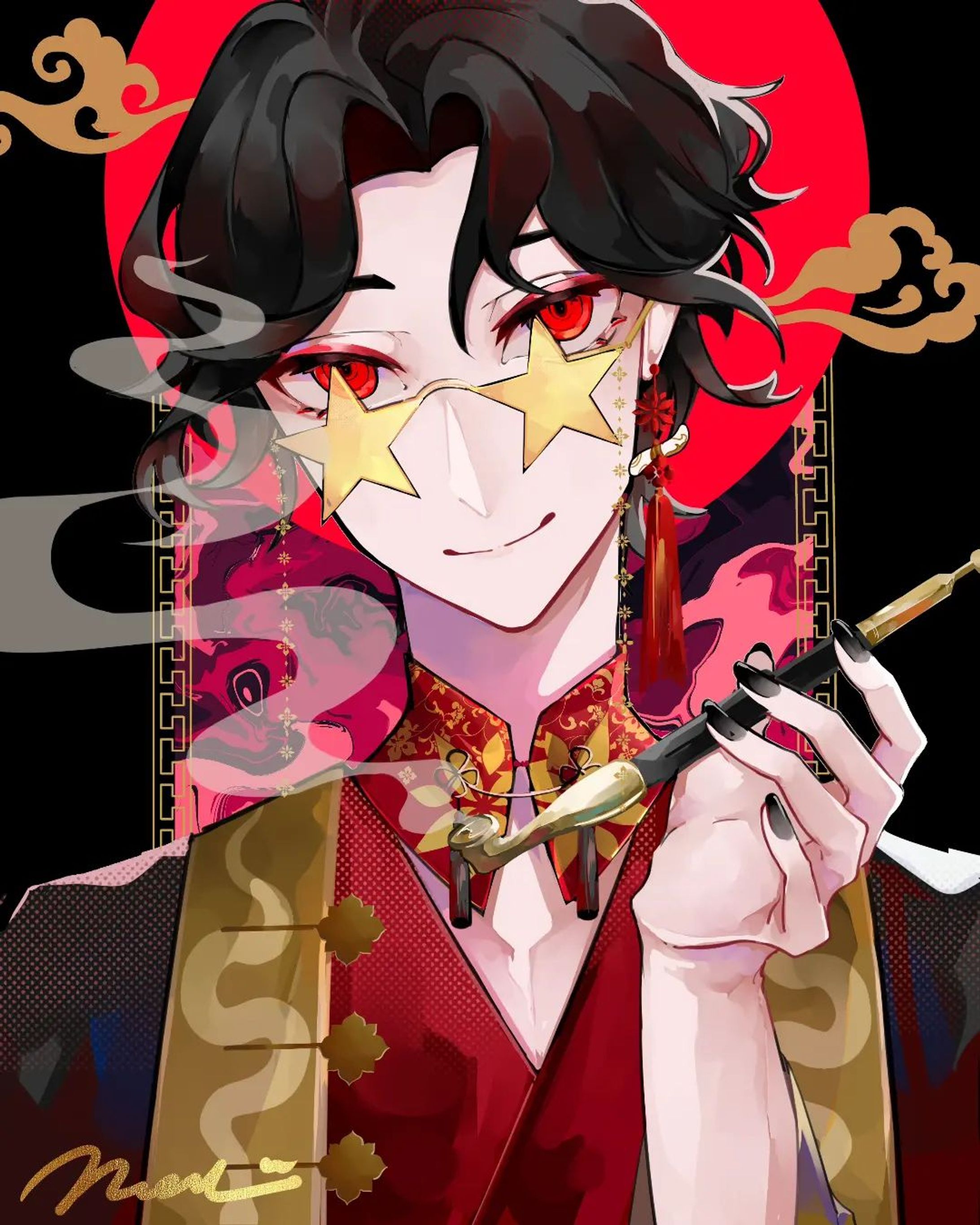 (2023 personal drawing) character design of Rolas-1