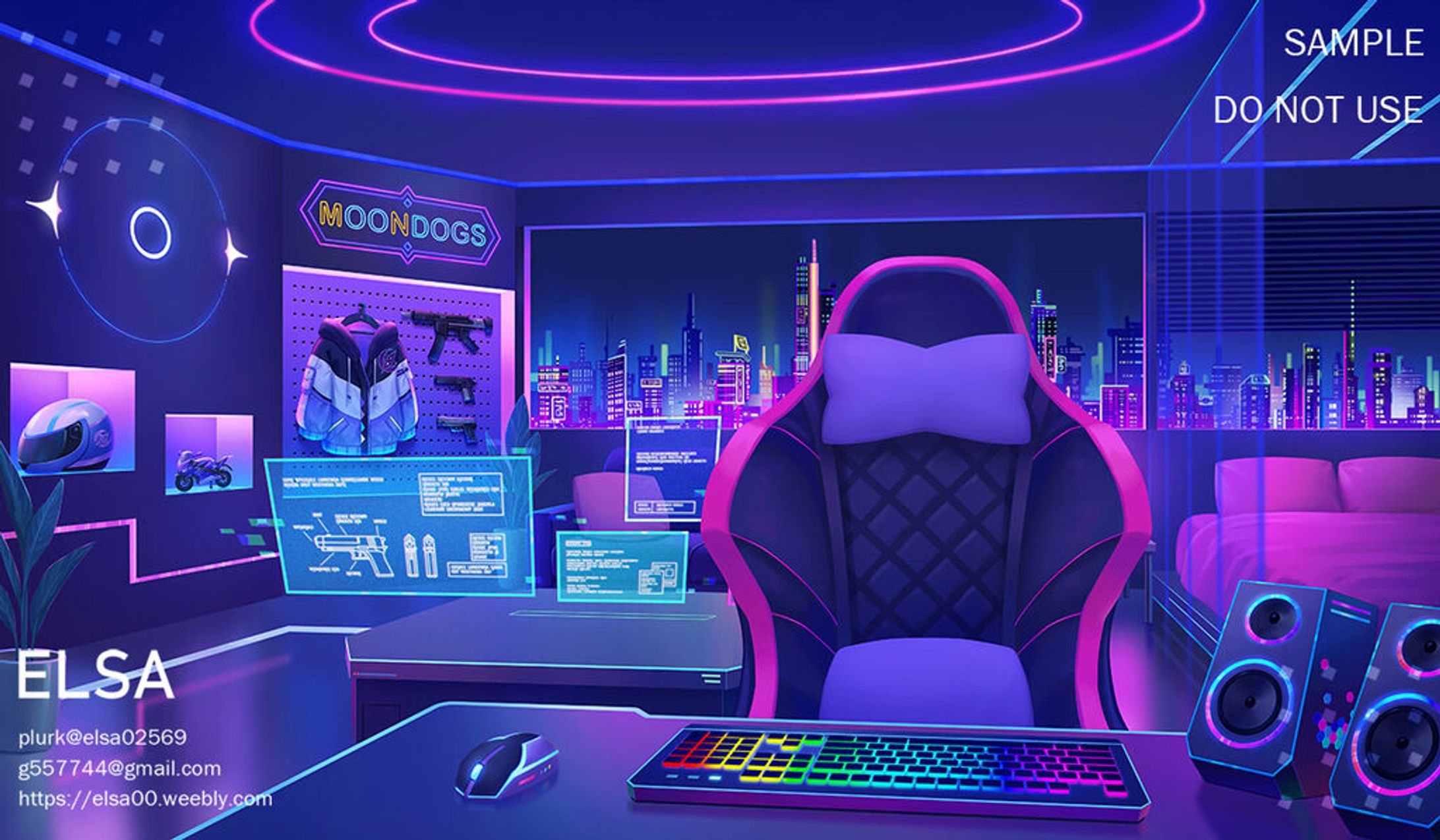 vtuber配信背景_幻月-1