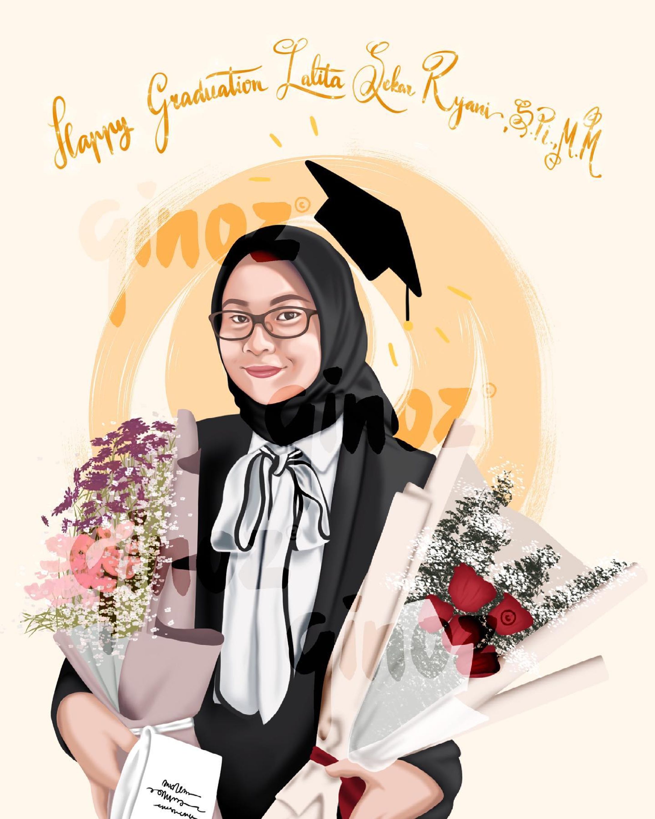 Commissioned by @marikachrista ✨
•
•
•
•
#illustration #portrait #vector #graduation #art #digitaldrawing #digital #digitalart #commission-1