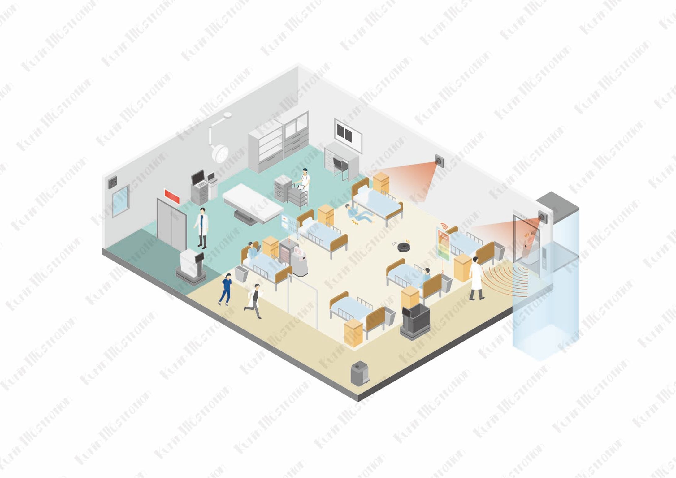 株式会社ビルポ様 資料用アイソメイラスト制作-1