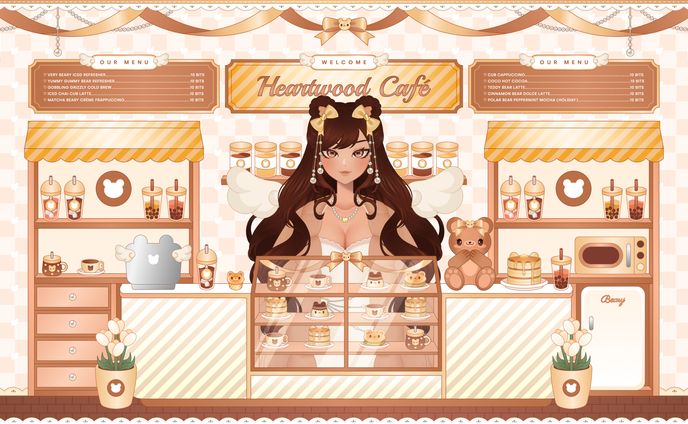 Cute Café Overlay Bundle