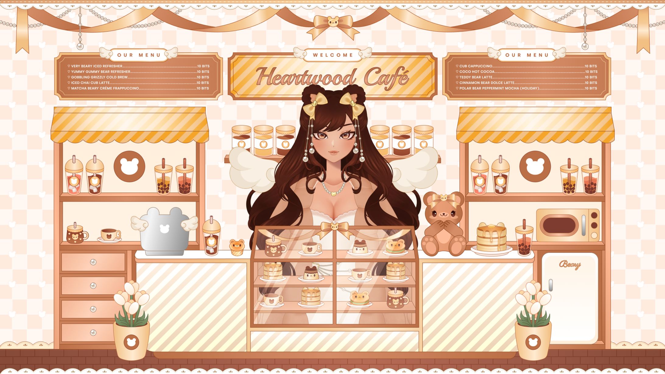 Cute Café Overlay Bundle-1