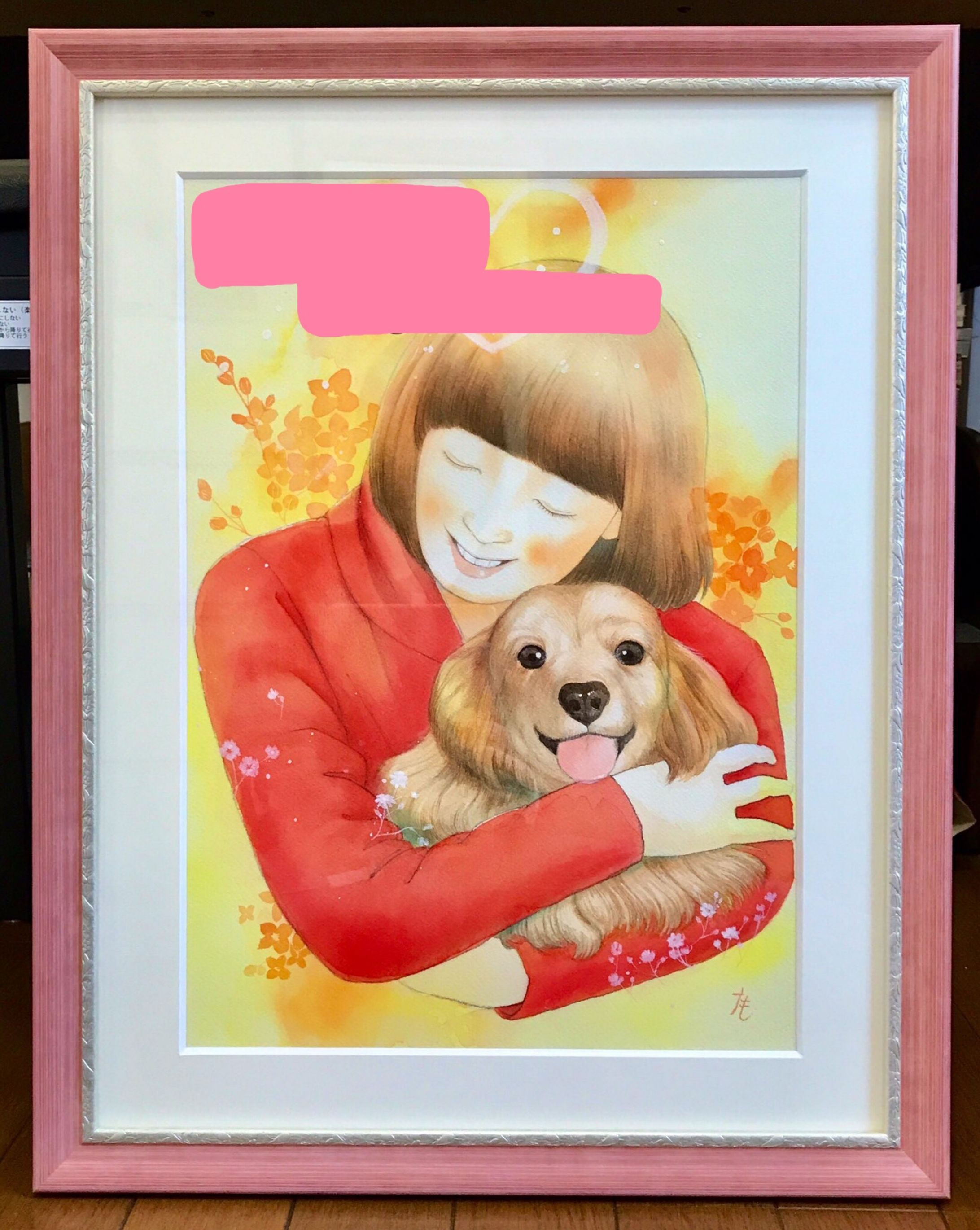似顔絵（アナログ）／絵画作品-1
