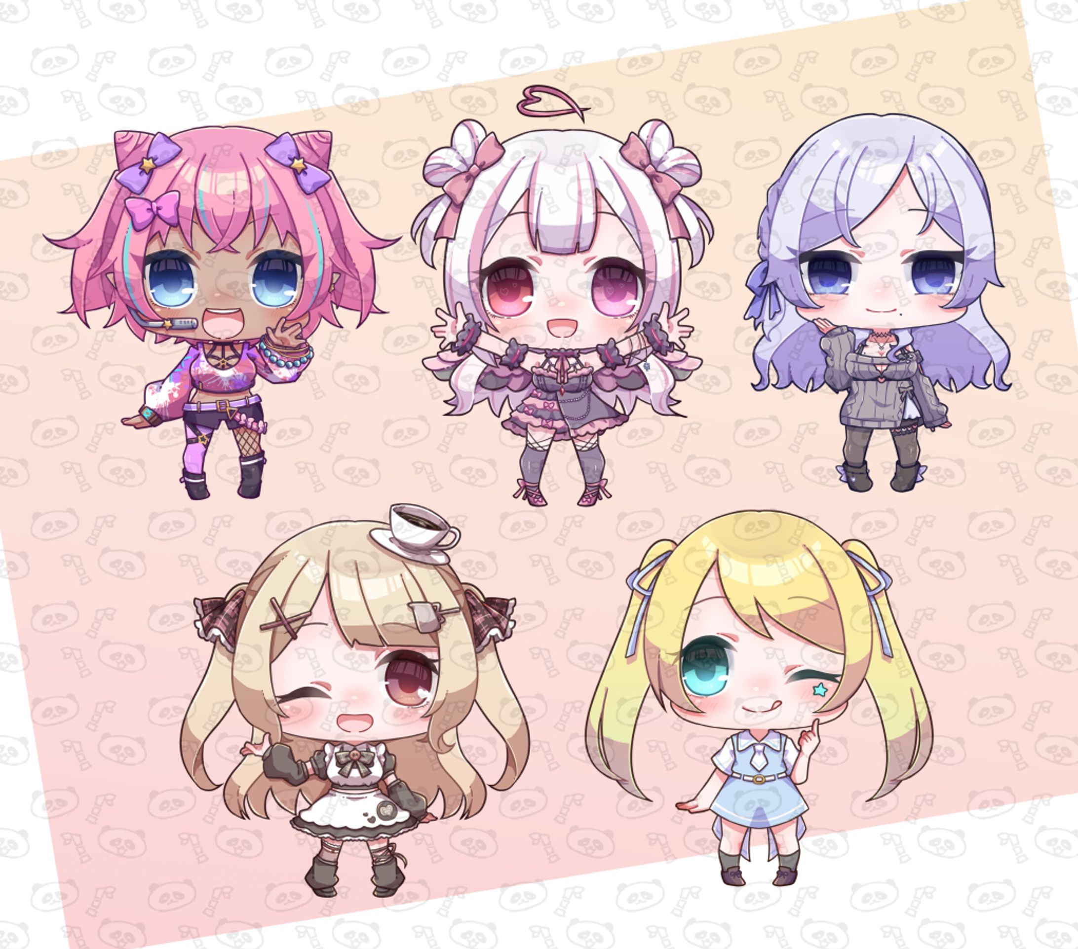 グッズ用ちびキャラ【依頼絵】-1