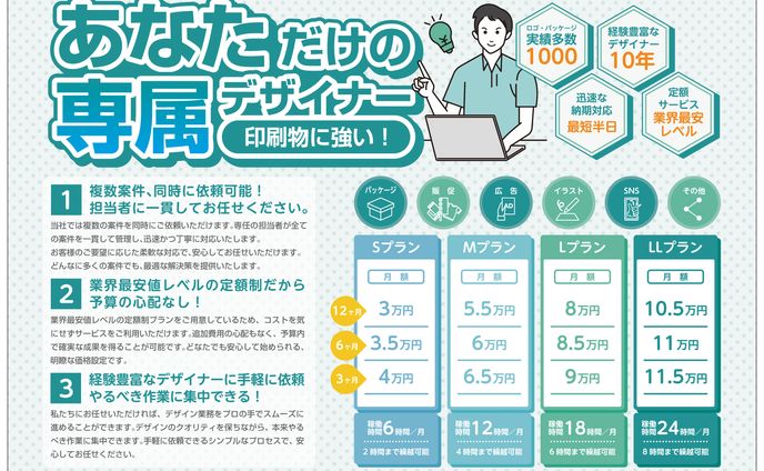 デザイン事業チラシ