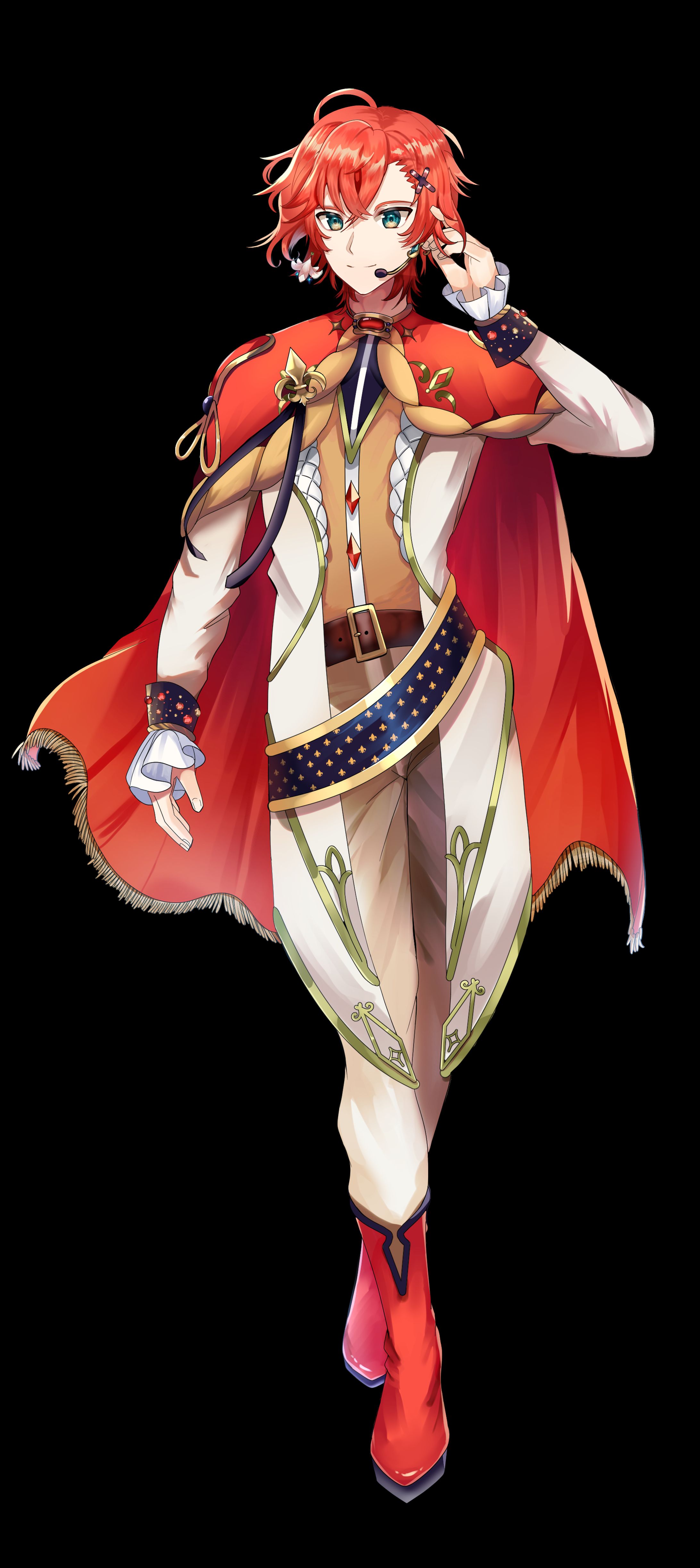 音城　憐火様_立ち絵＋三面図-1