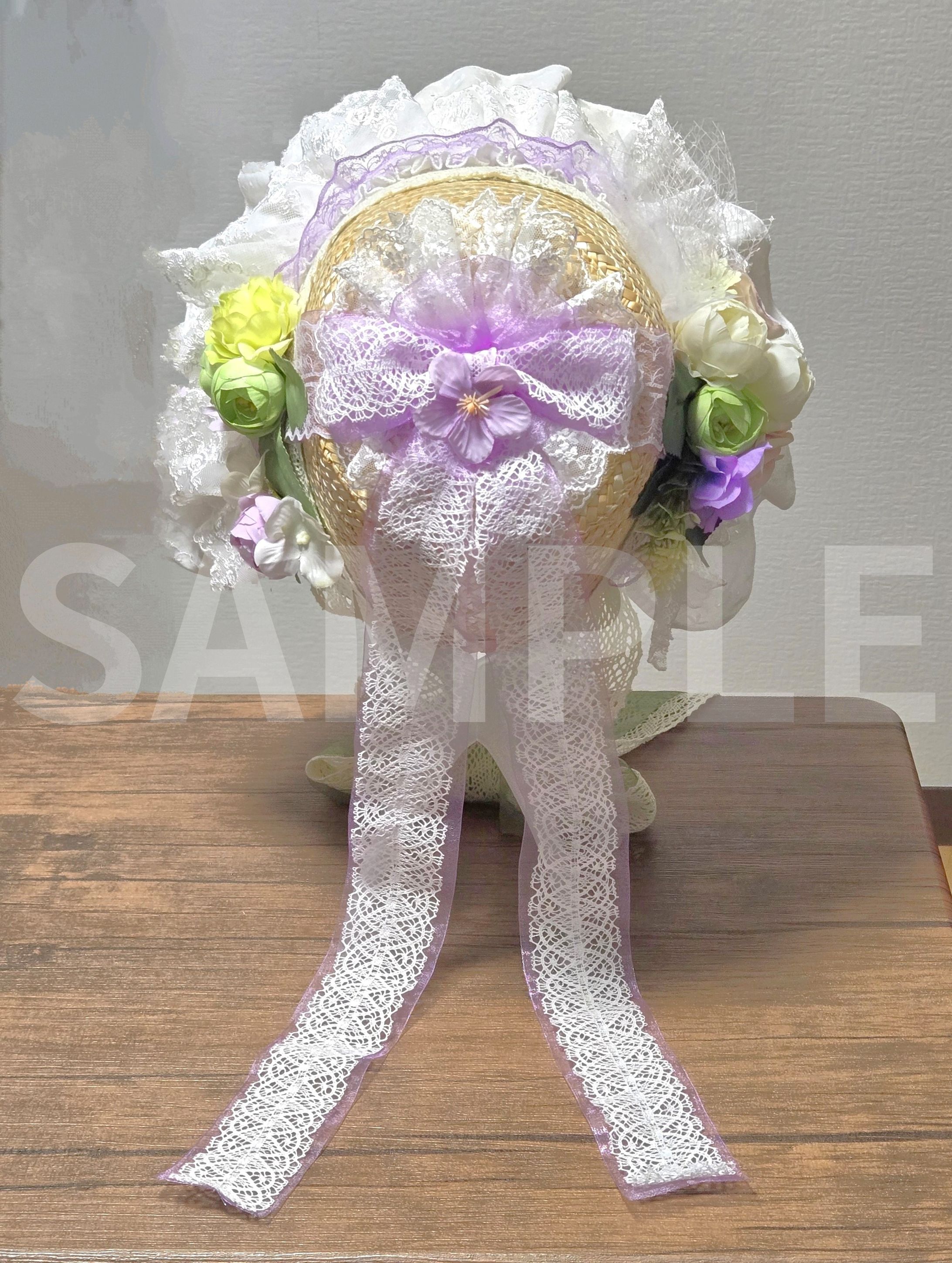 衣装制作(ボンネット)-1