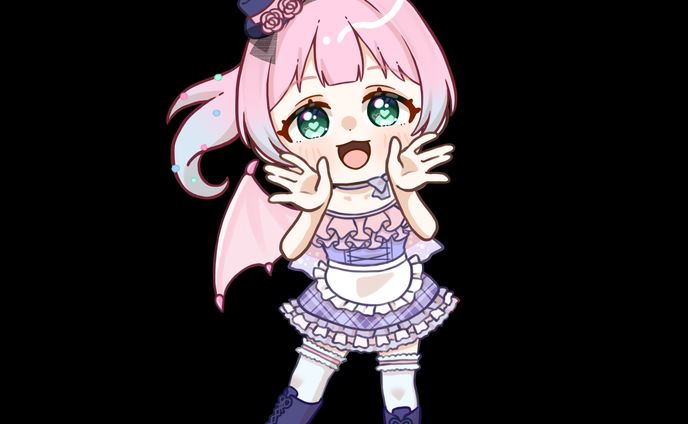愛苺 らび様　アイドル衣装　ミニキャラ