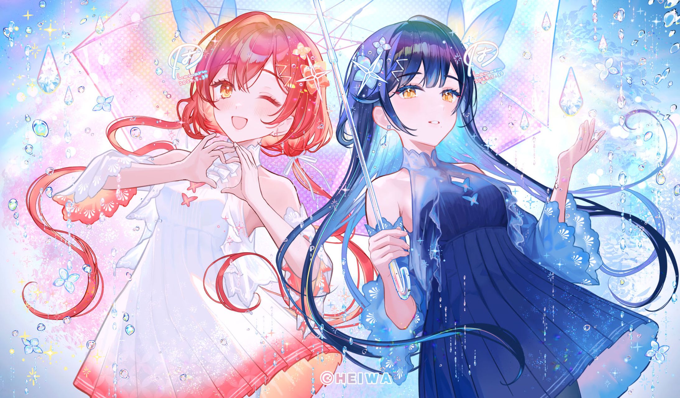 VTuberハルルナ様 6月EDイラスト-1