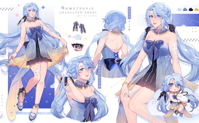 Yumetsukie Character Sheet Graphics