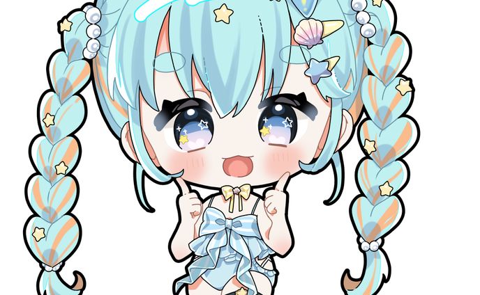 糸巻ヒトデ様　ミニキャラ