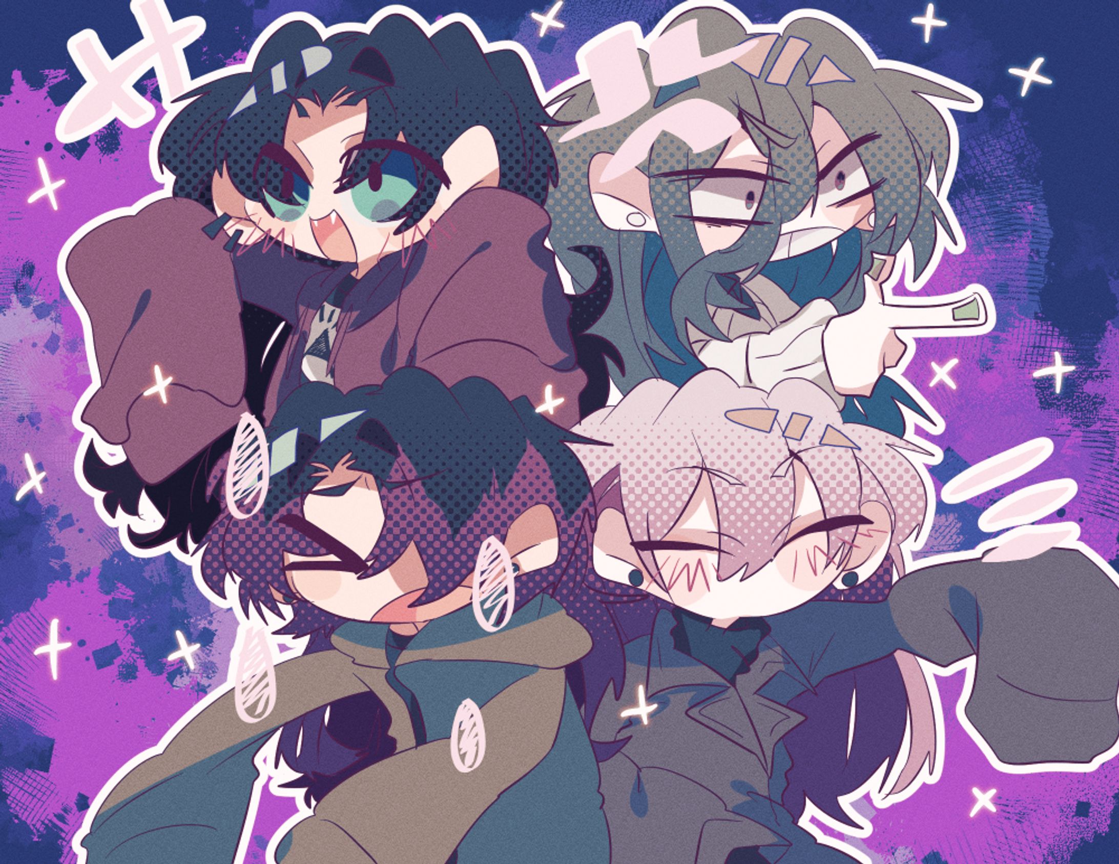 等身低めデフォルメイラスト-1