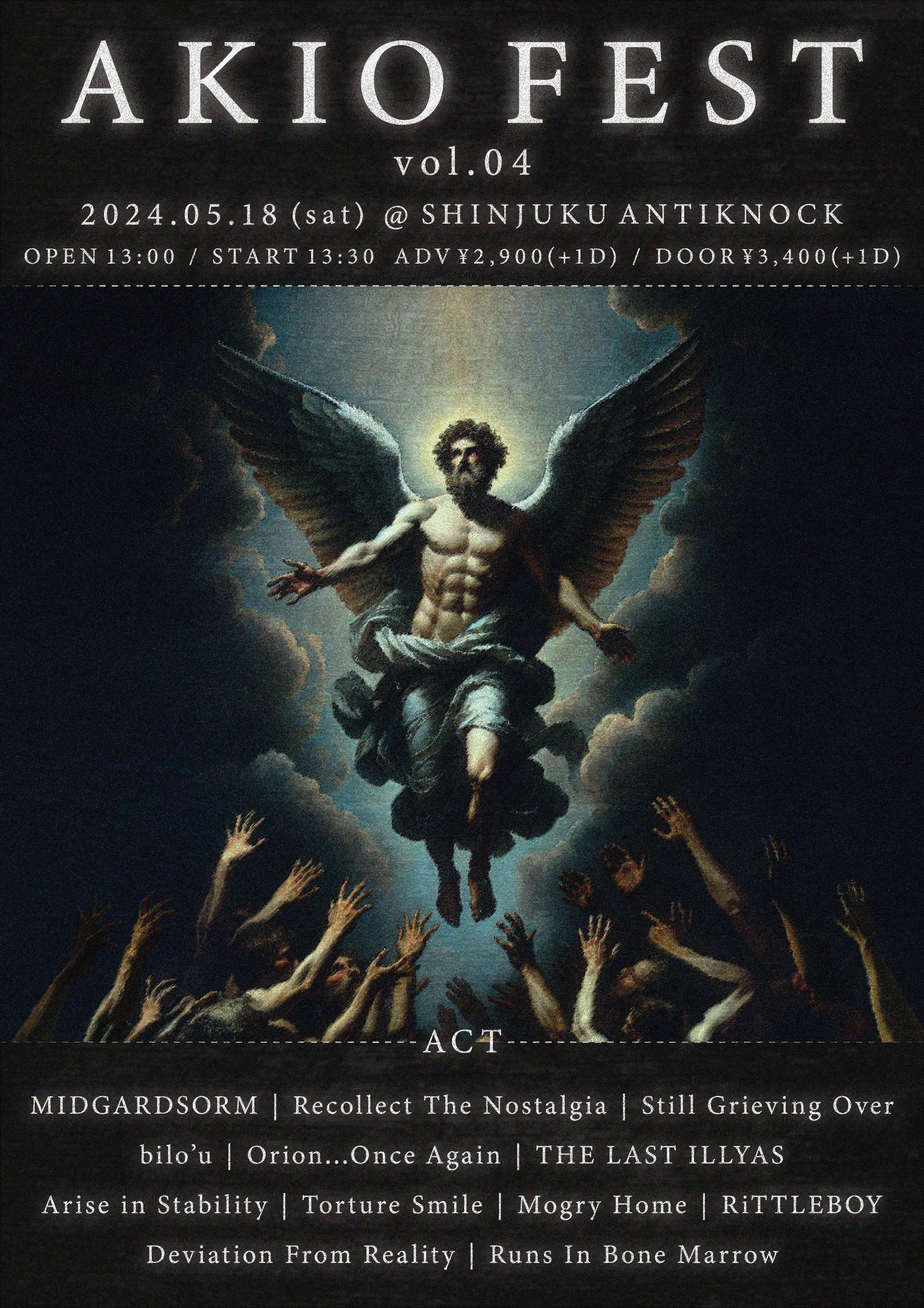 【Flyer】AKIO FEST vol.04-1