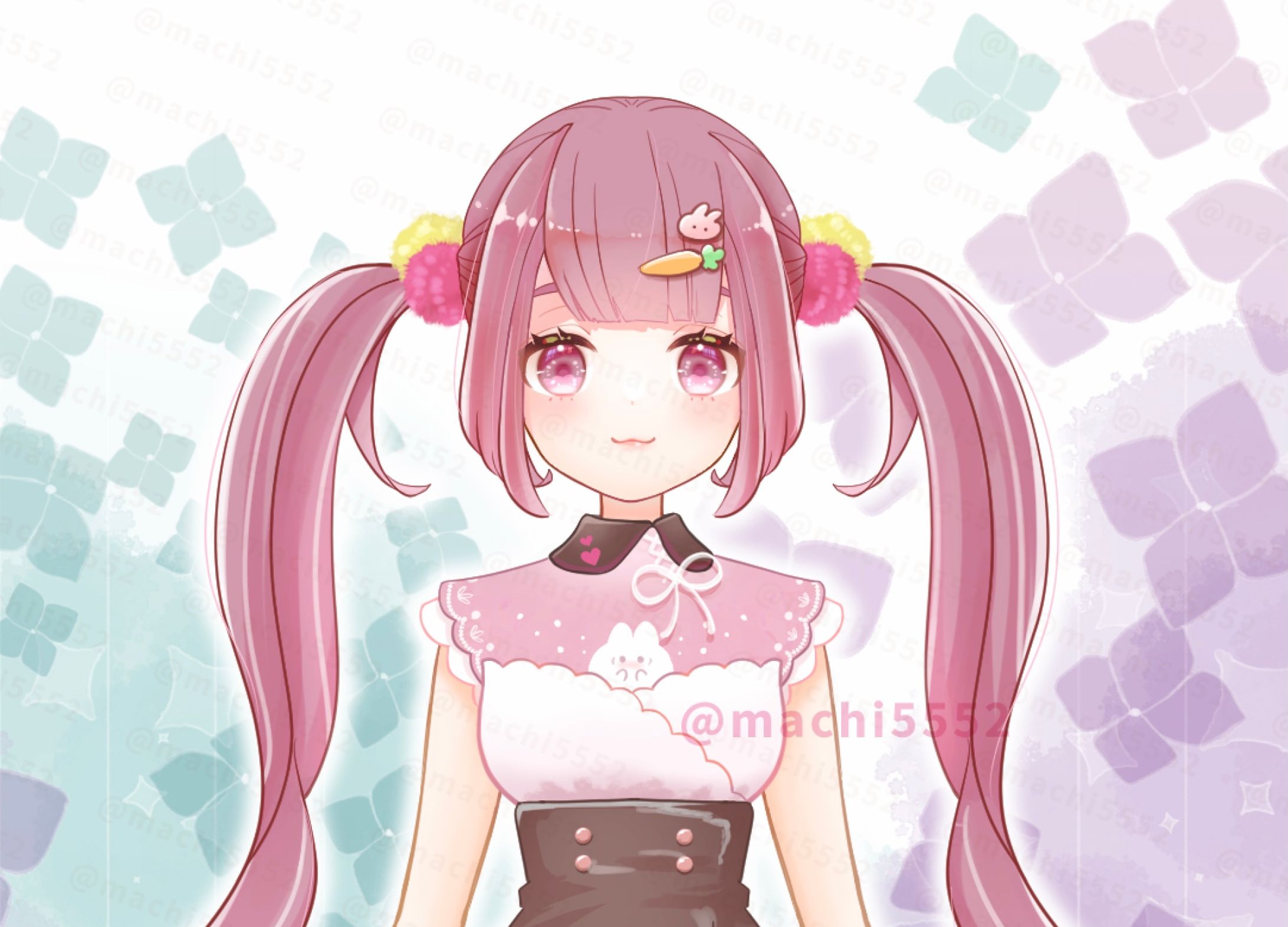 Live2d用パーツ分けイラスト-1
