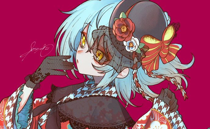 夏永秋如様 歌ってみたイラスト
