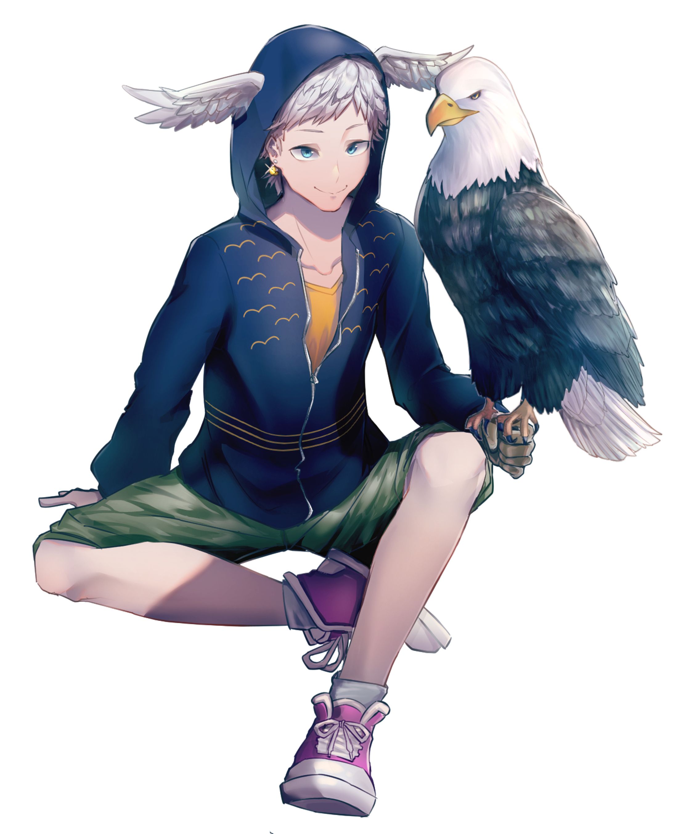 依頼絵「鷲塚リョウ」-1