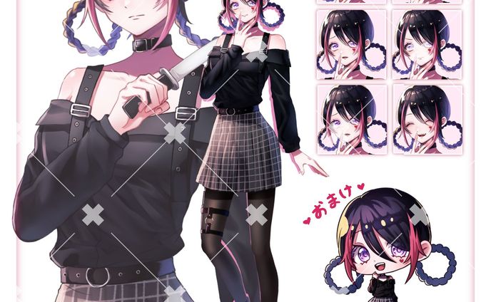 【実績】TRPG用全身立ち絵