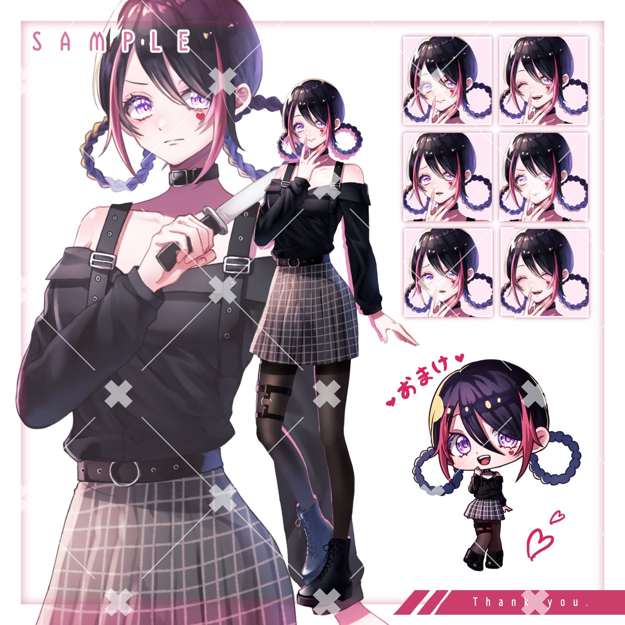 【実績】TRPG用全身立ち絵-1