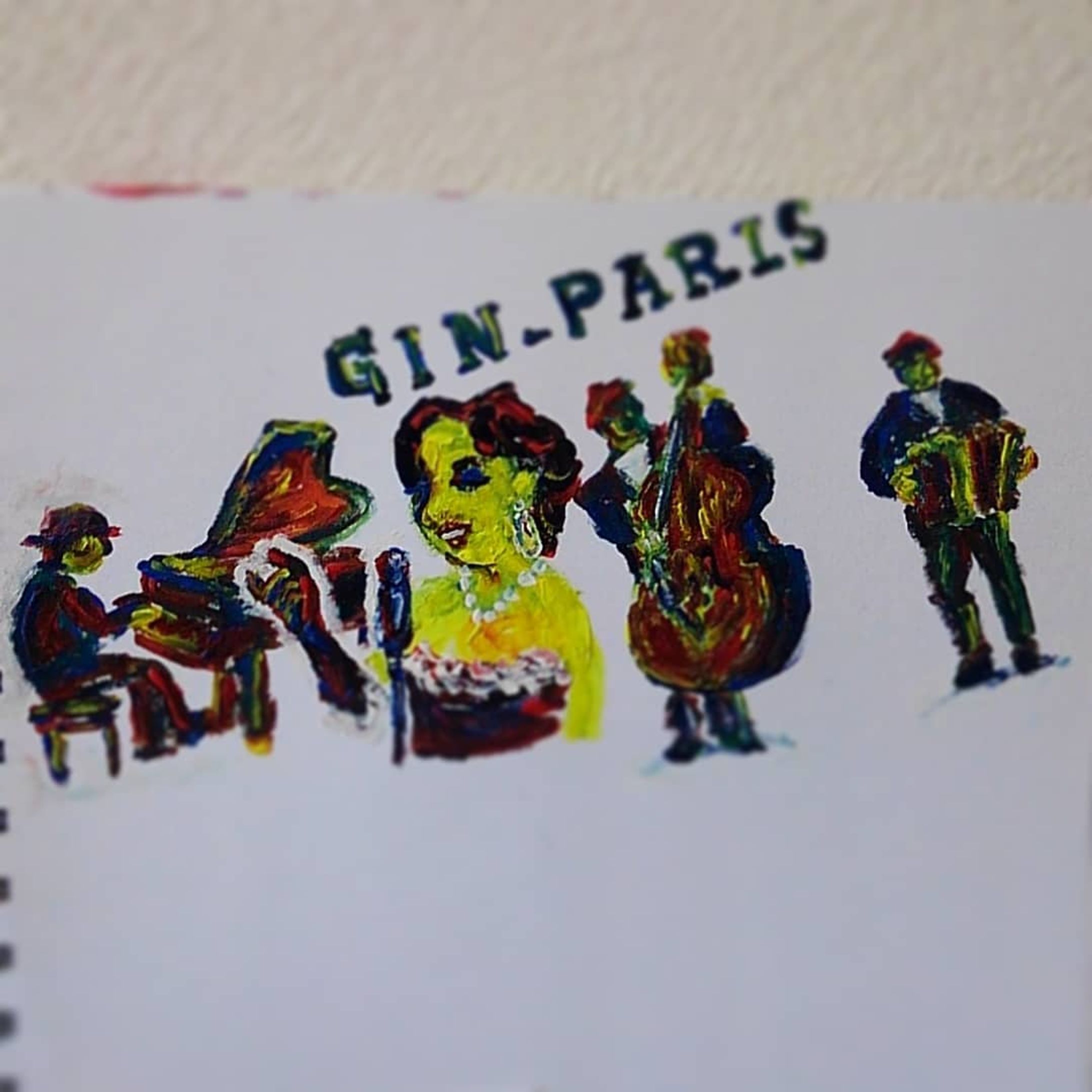 #今日は #シャンソンの日
#銀巴里 #美輪明宏
#1990年
#銀座 #シャンソン #喫茶 
#老舗 #閉店
#chanson
◆
#今日は何の日
#whatistoday
#drawing #art 
#illustration
#一日一絵
#一発描き 
#下書きなし
#ctrlzの効かない世界-1