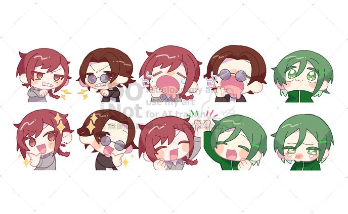 ぱんてい様・koutan様　Twitchスタンプ