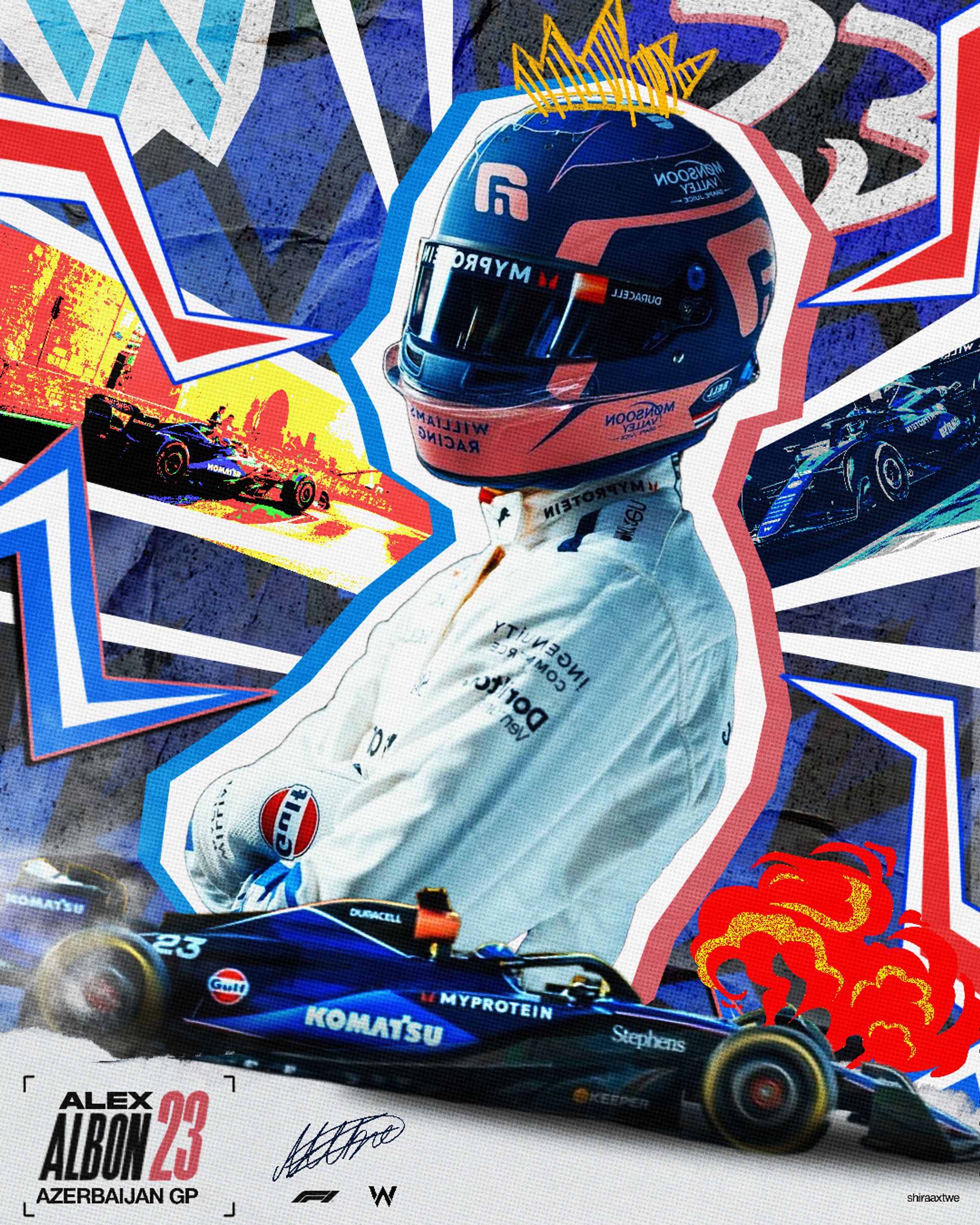 Alex Albon Race Week Design. -1