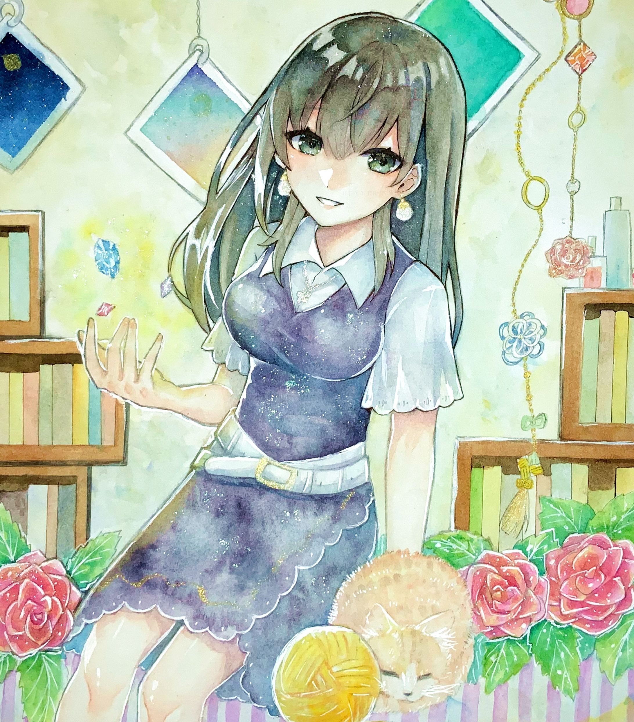 【commission】watercolor OC-1