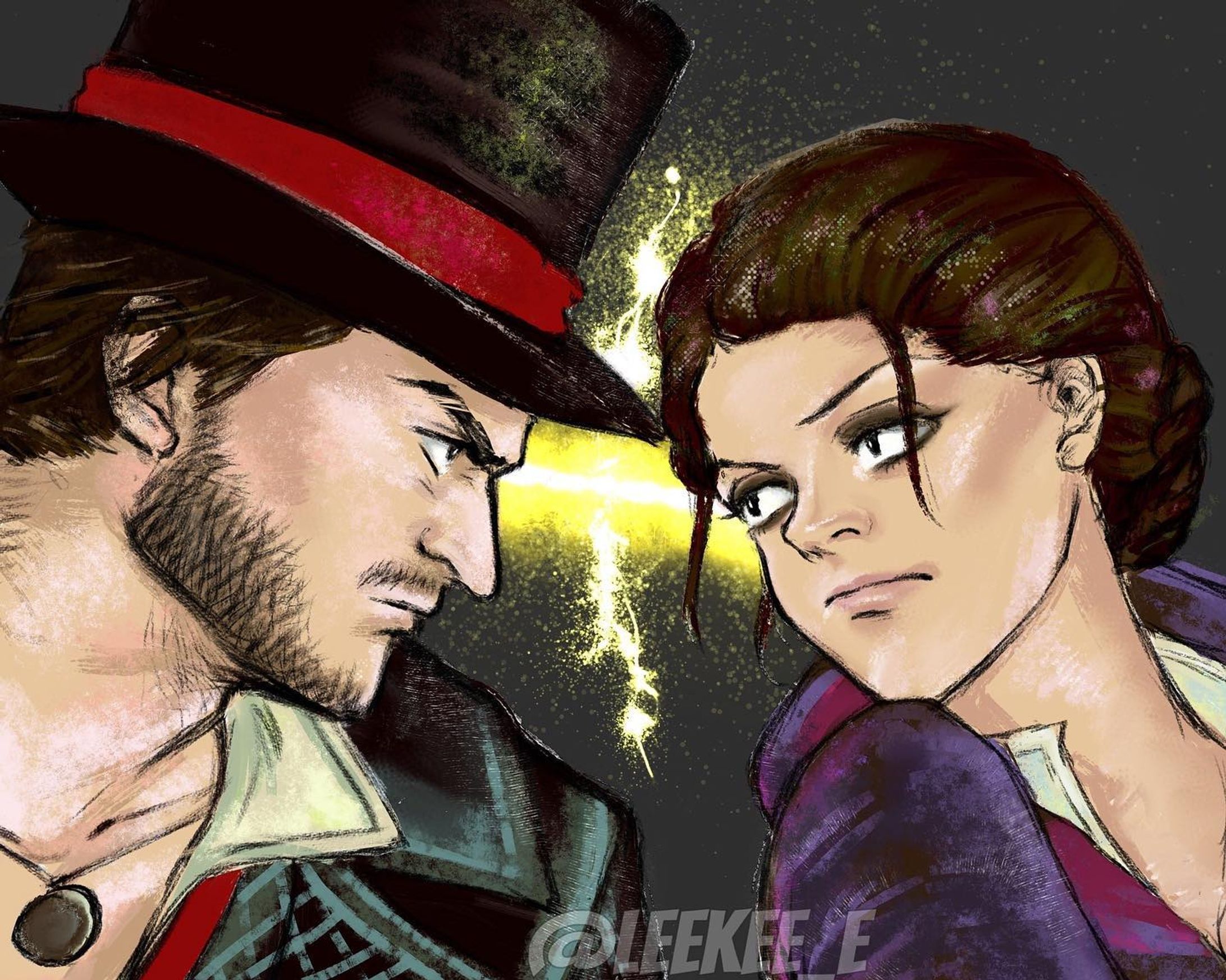 #assassinscreedsyndicate #jacobfrye #eviefrye #illustration #digitalart #infinitepainter #イラスト #アサシンクリードシンジケート-1