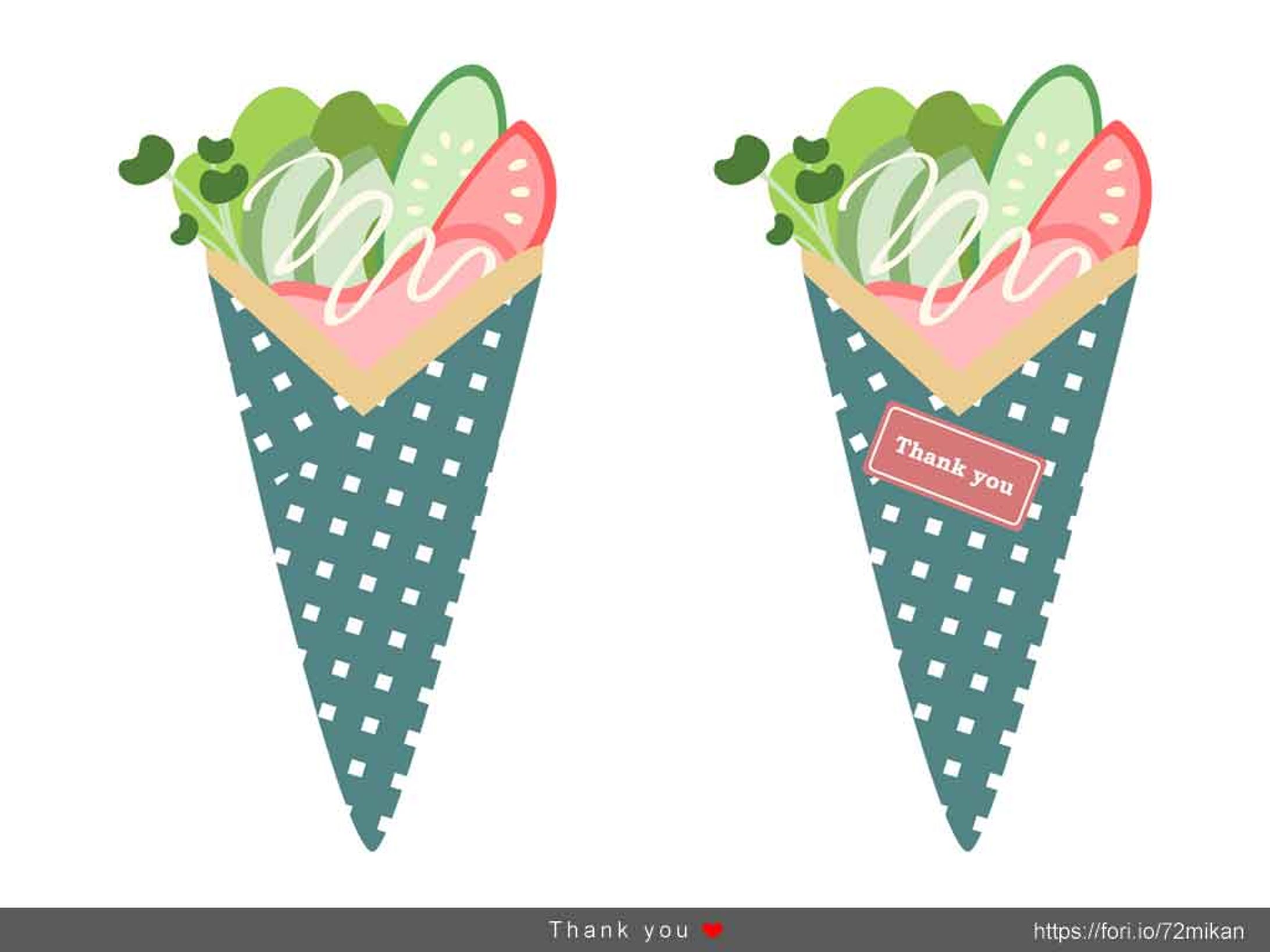 サラダクレープ（テイクアウト）-1