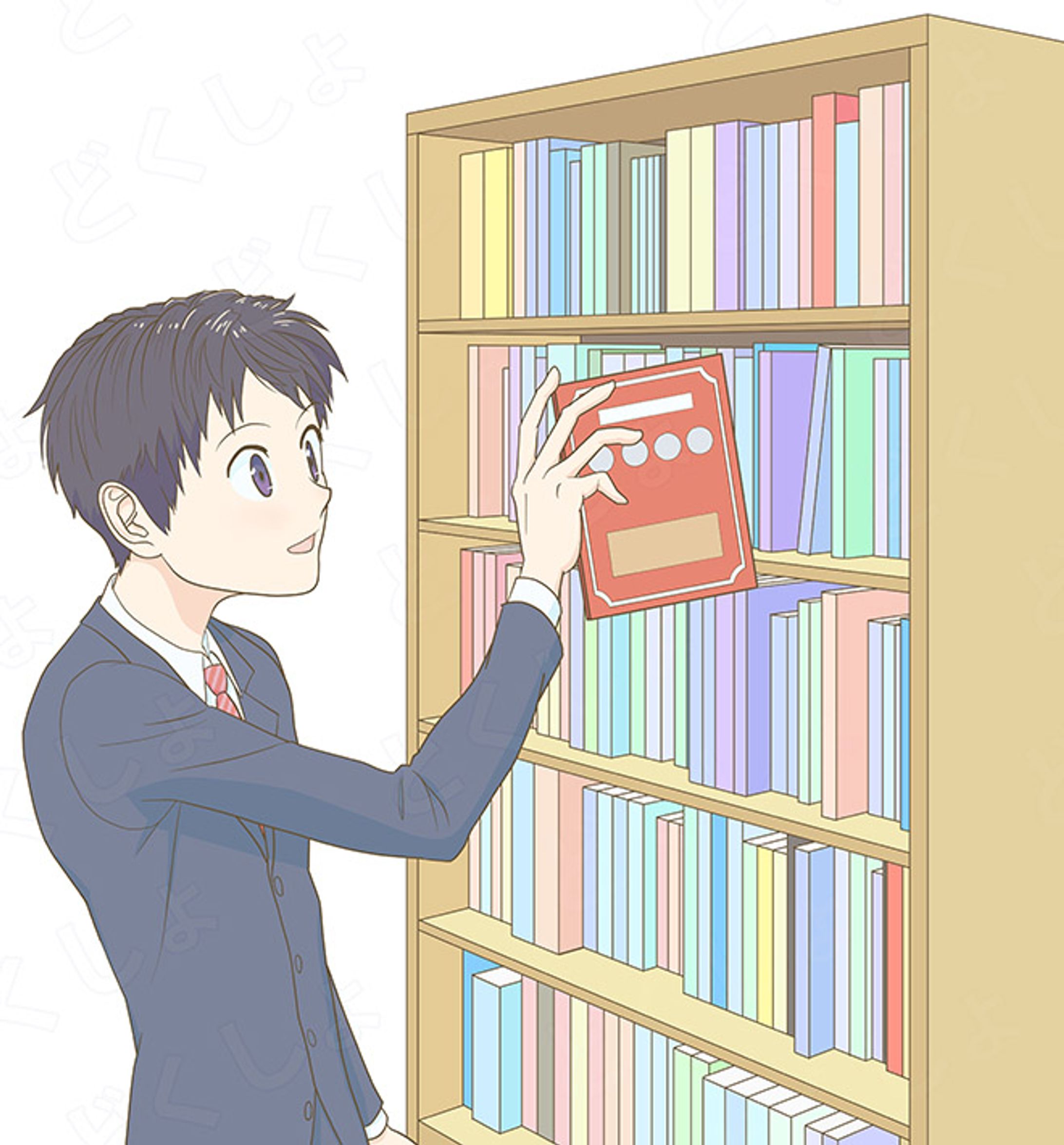 朝の読書（あさどく・朝読書）/テーマ＝落ちついた雰囲気-1