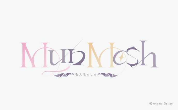 ネームロゴ、adobe photoshop