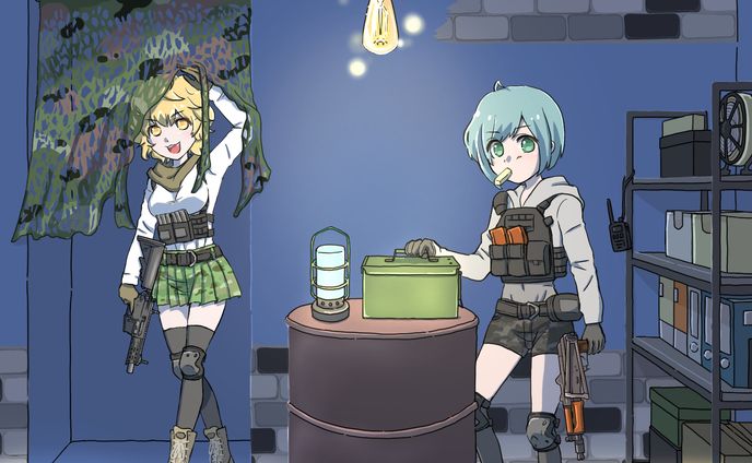 武装女子とある風景