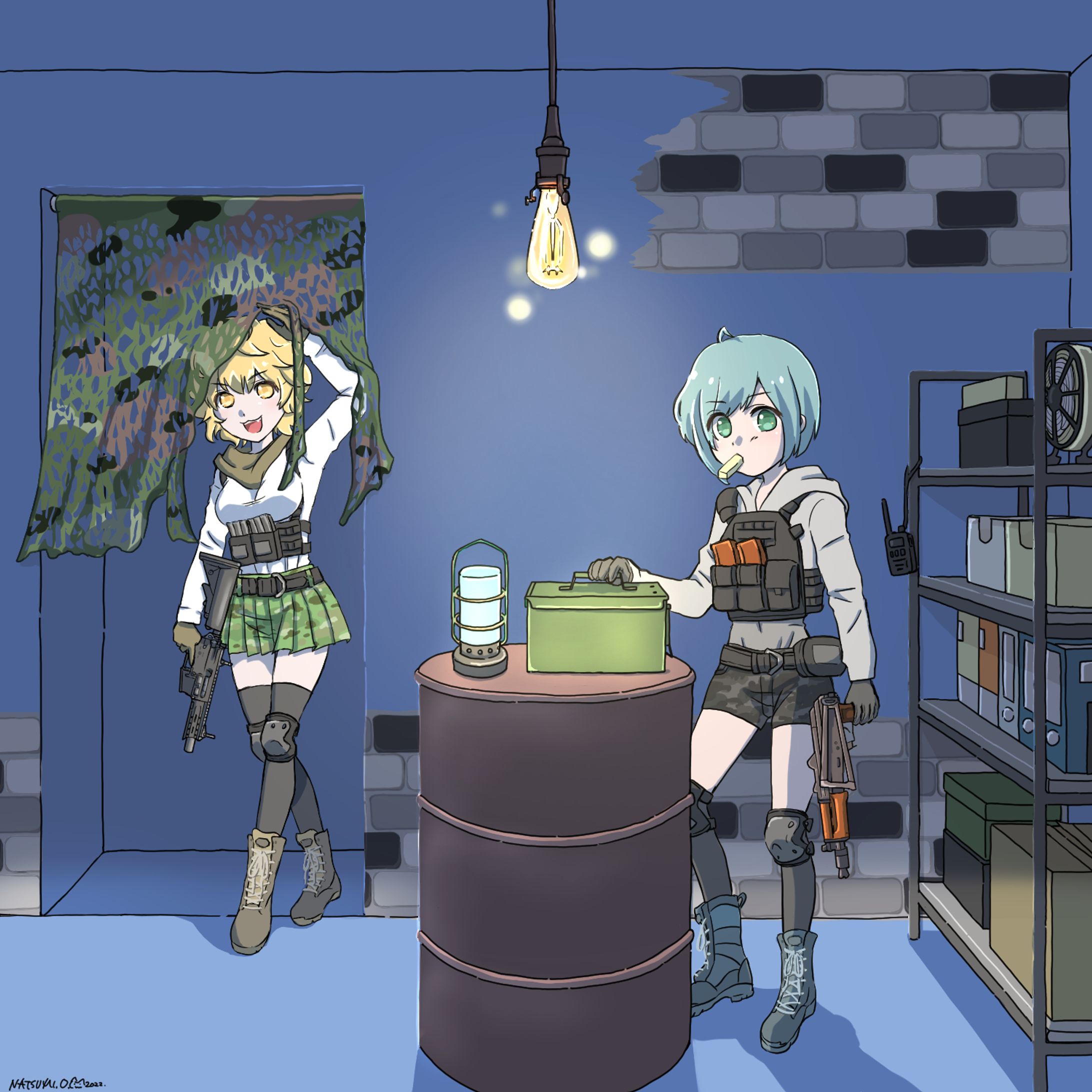 武装女子とある風景-1