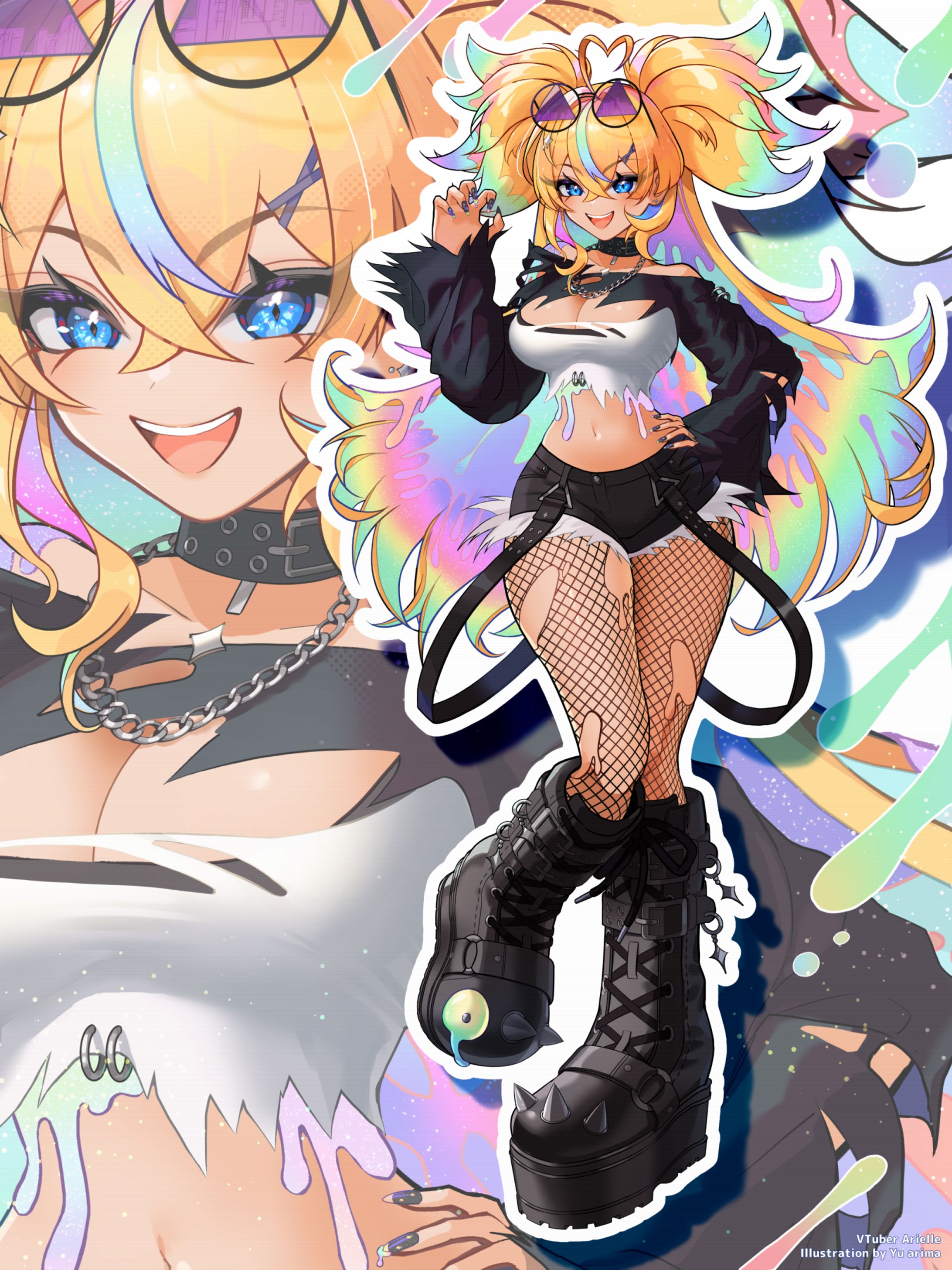 【ご依頼】VTuber: New model Arielle｜Commissioned Key visual-1