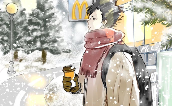 恋人を待つ
