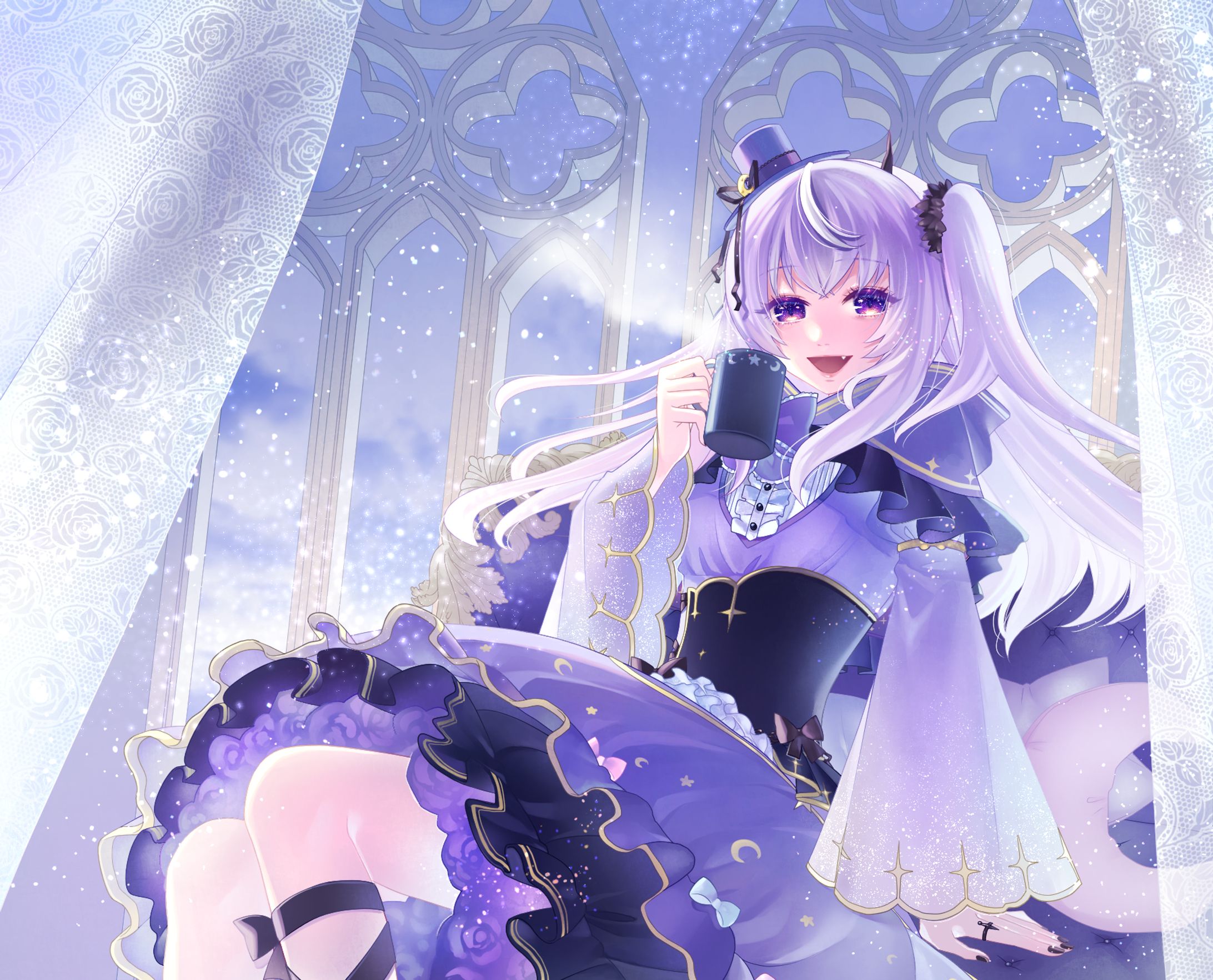 ライバーイラスト（夜之まもの様）-1