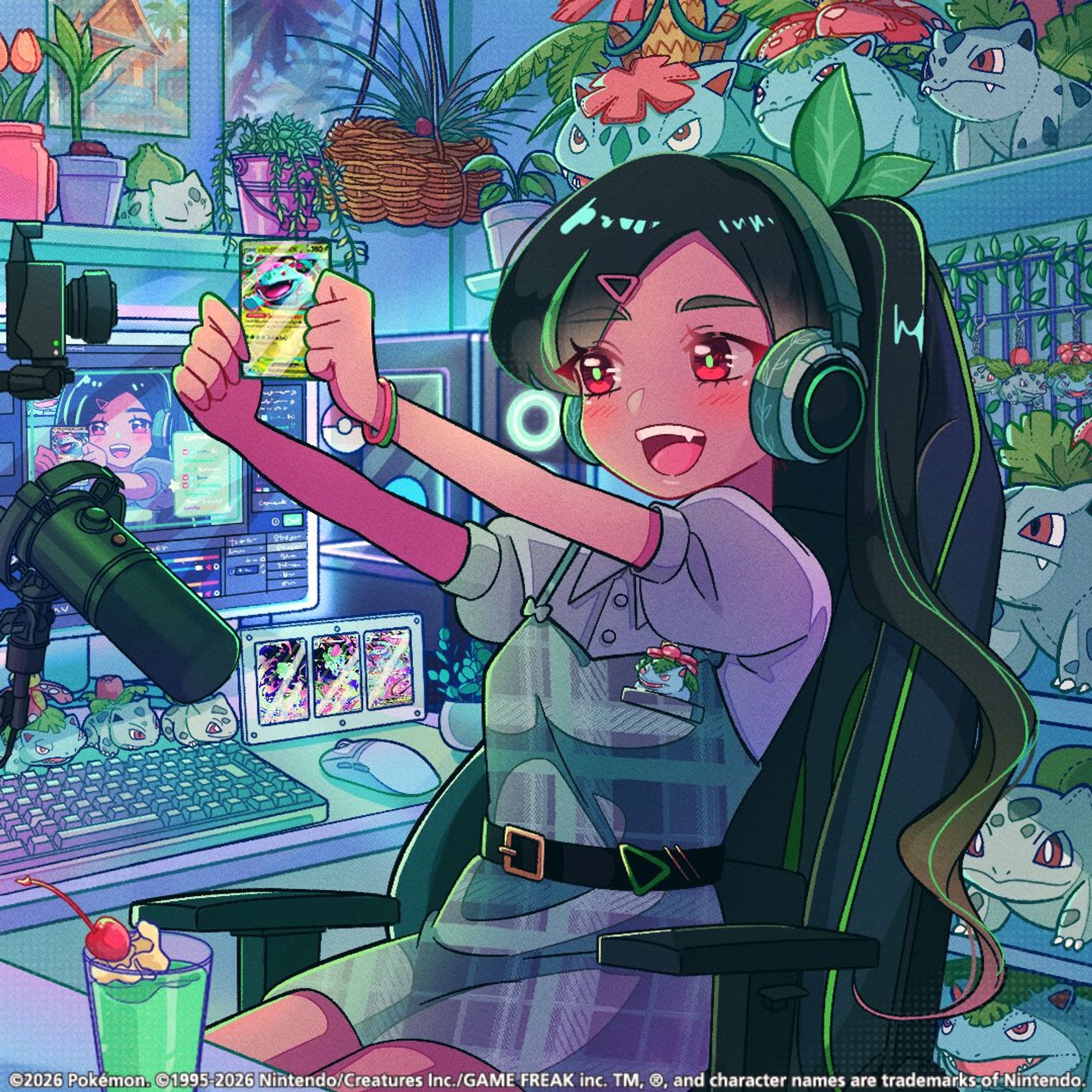 【株式会社ポケモン様】「ポケカ日和イラスト」企画イラスト制作-1