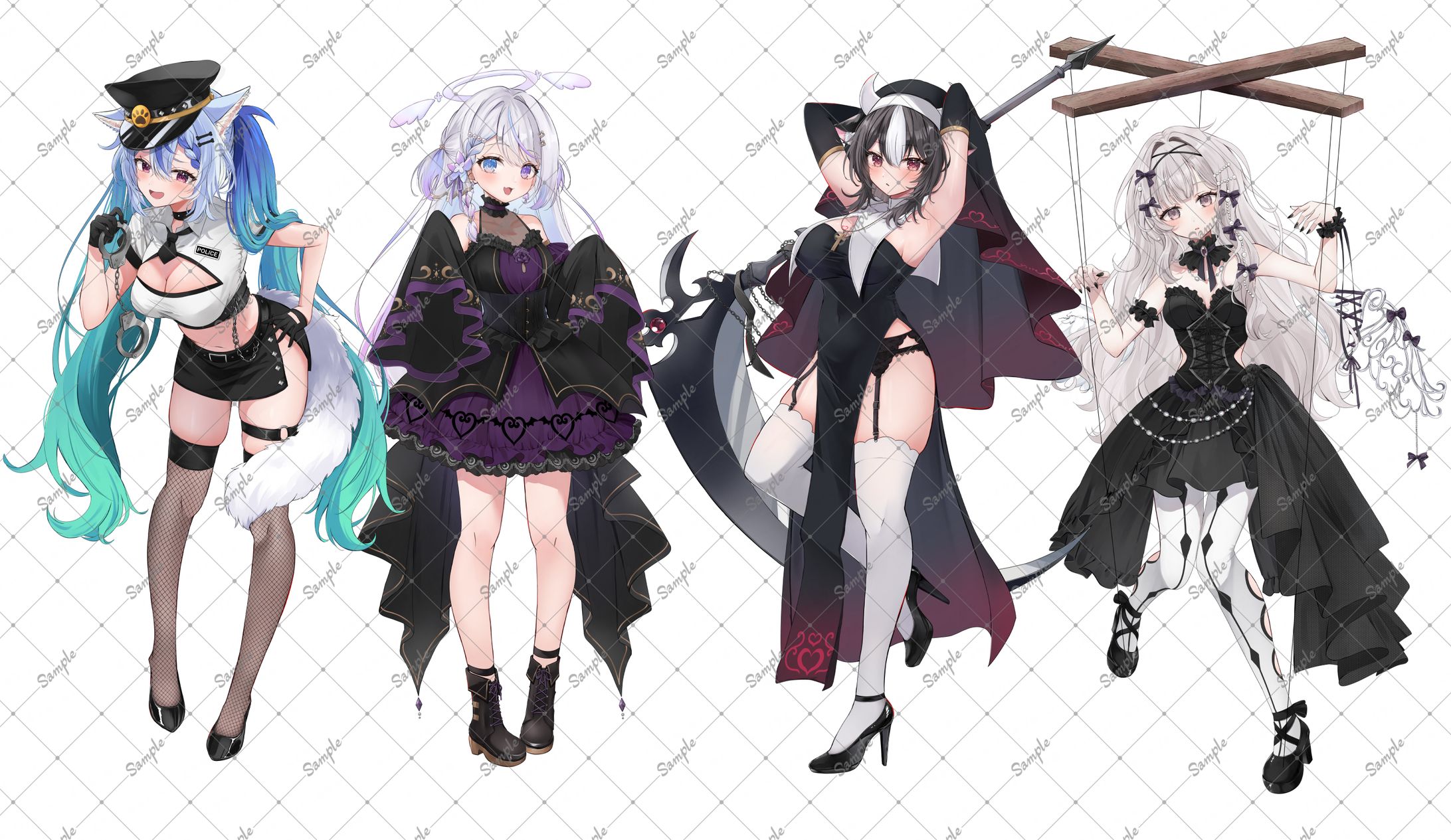 【work】VARiSE Halloween Party 2025　キービジュアル･グッズ用イラスト-1