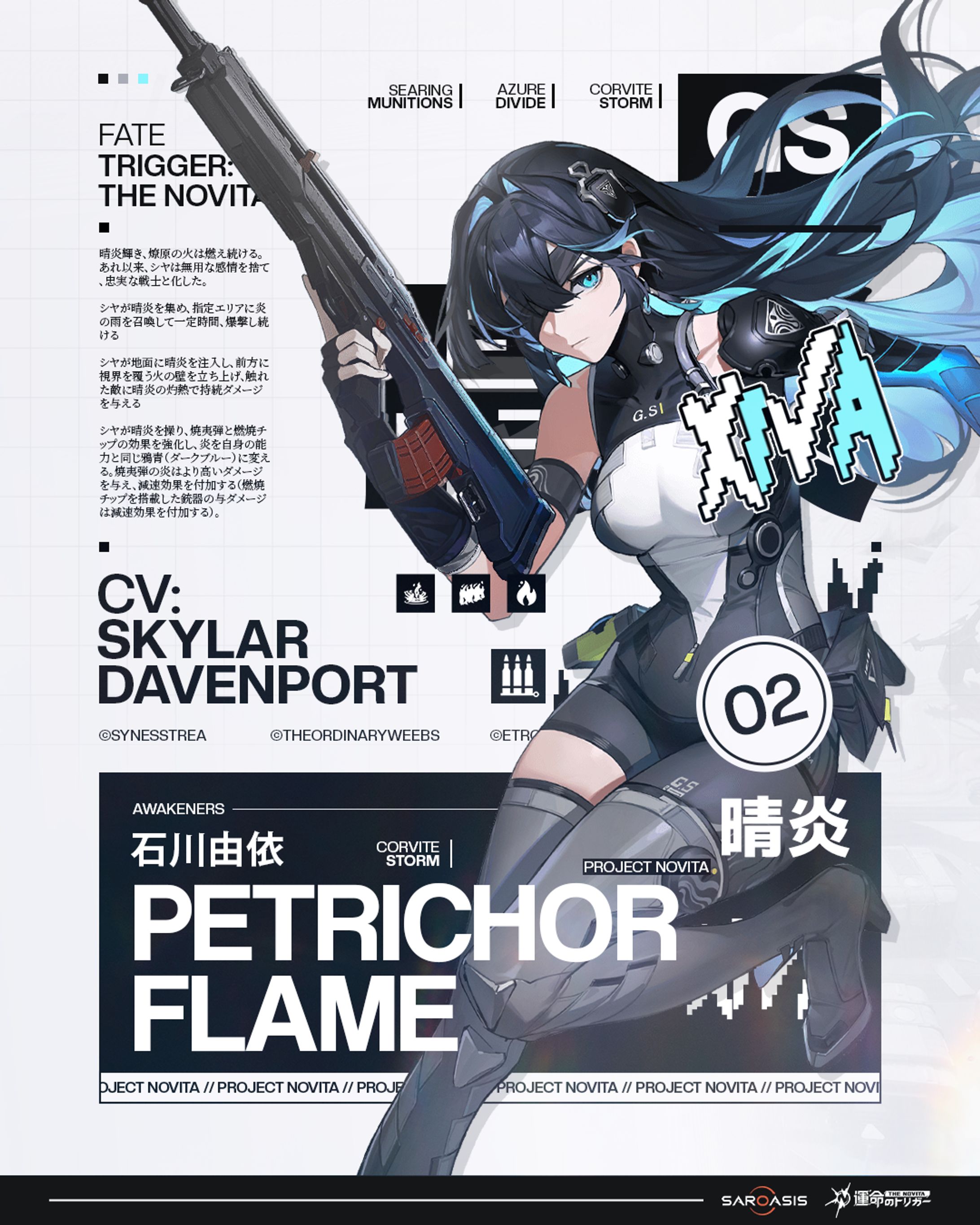 Xiva - Petrichor Flame Fanmade Poster Design-1