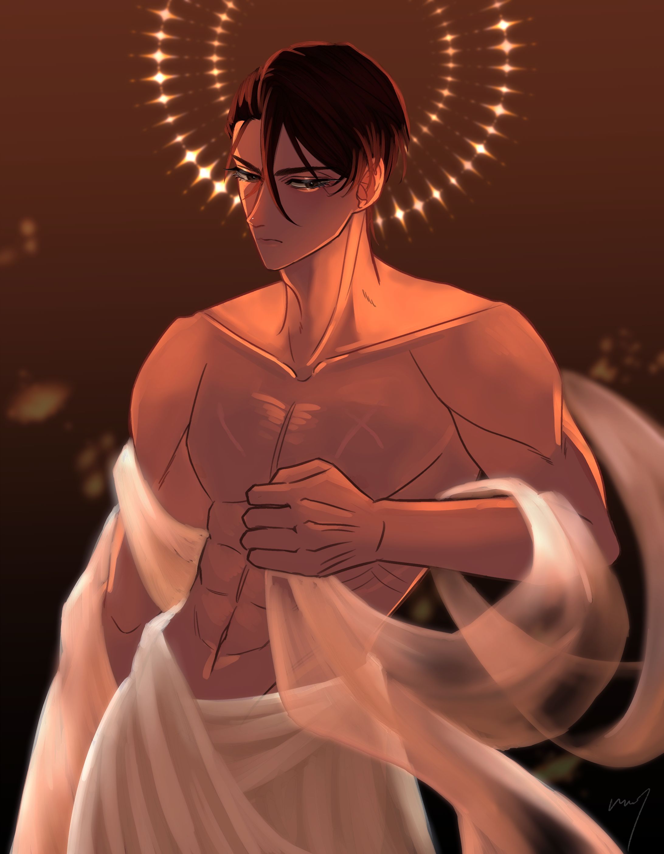 神話のような風呂上がり殿下-1