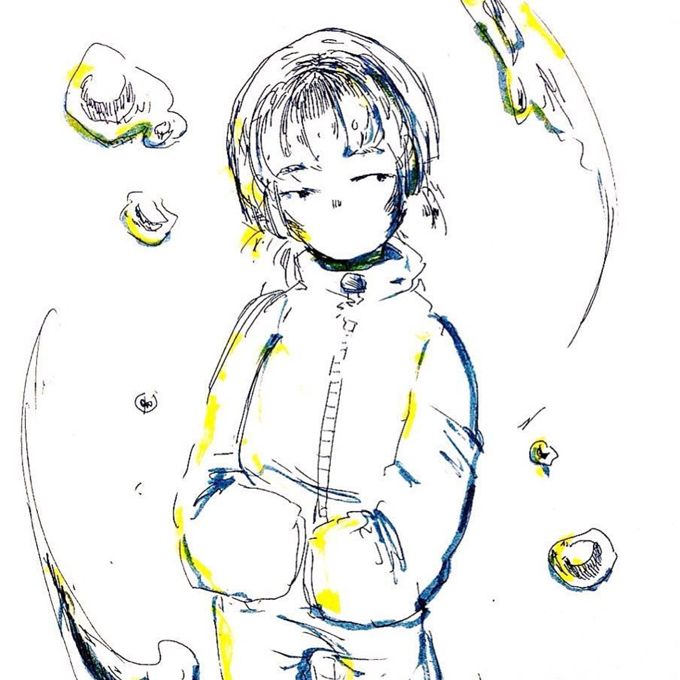 #アナログイラスト #ボールペンイラスト-1