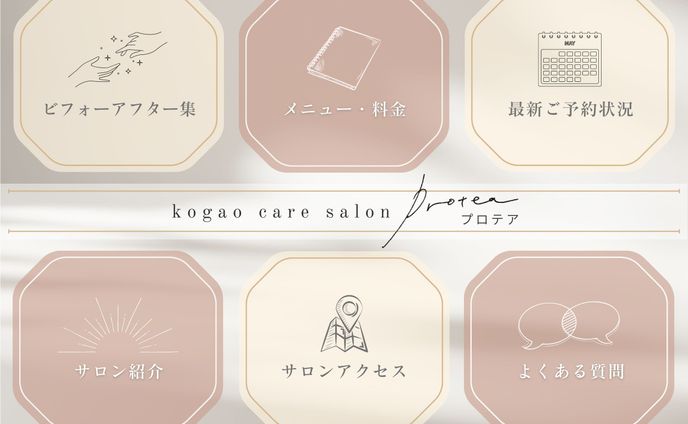 プロテア様　LINEリッチメニュー