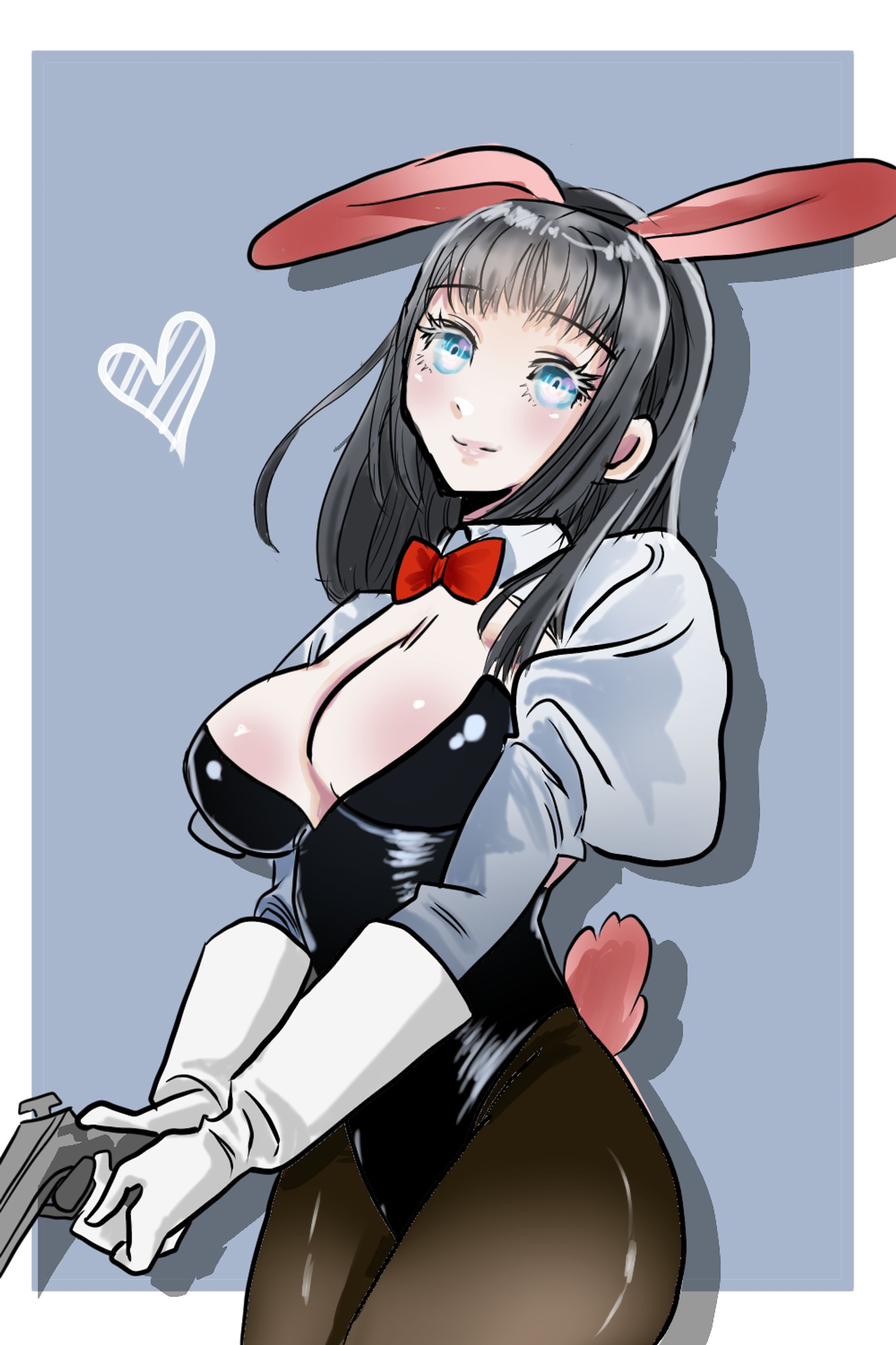 創作イラスト「バニーガール」-1
