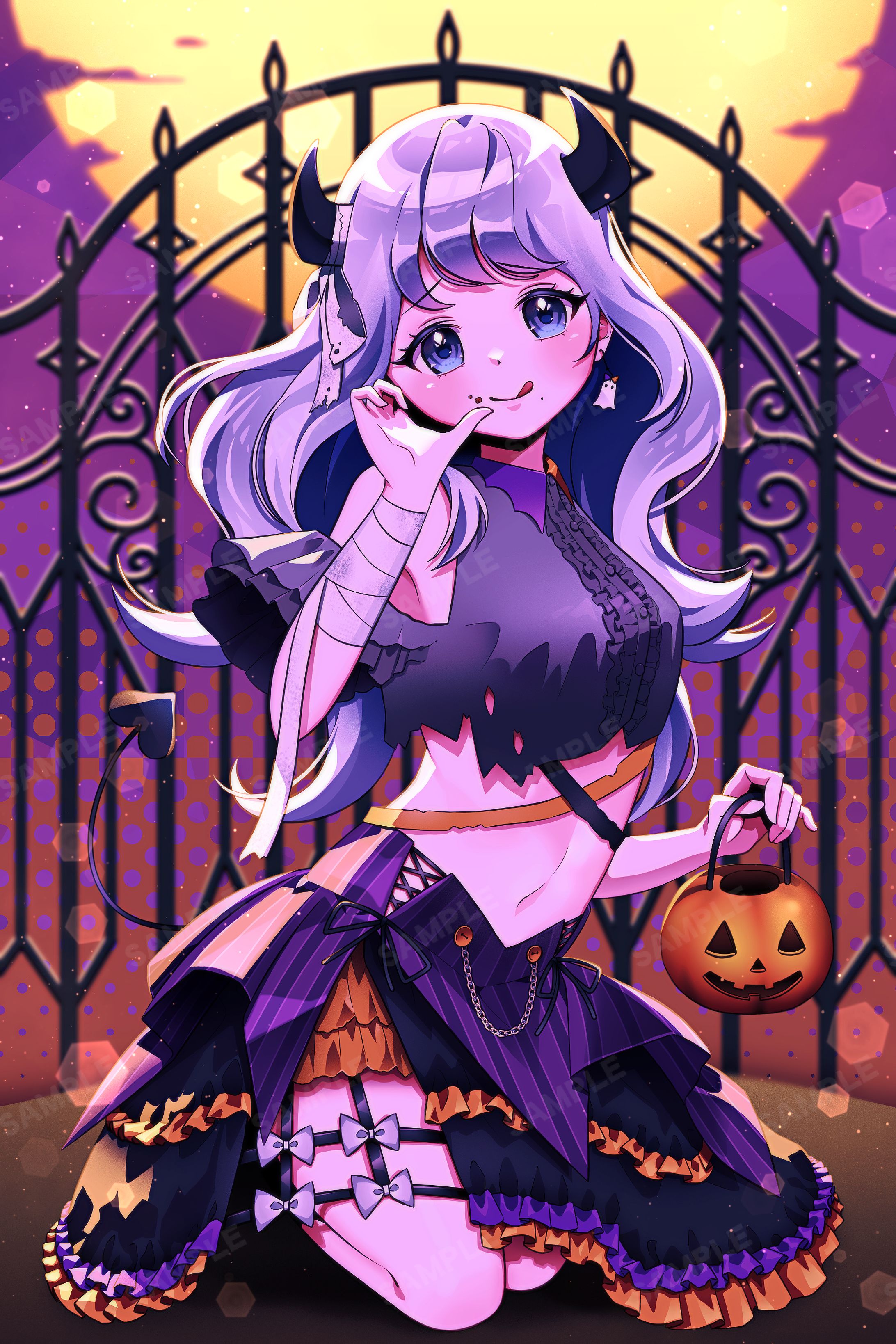 IRIAMライバー一枚絵2/雪那美緒様-1