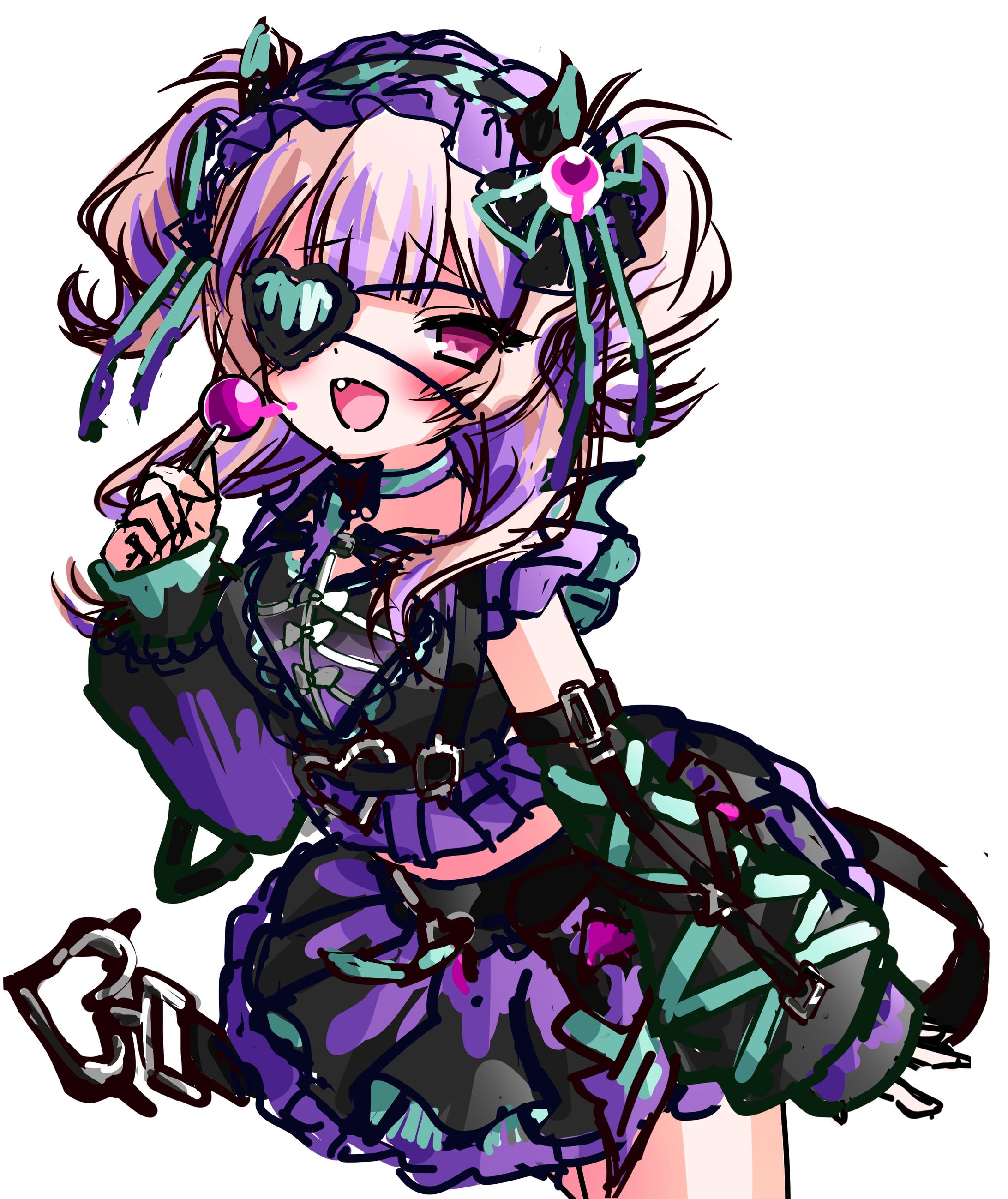 Skeb カラーラフ進捗-1