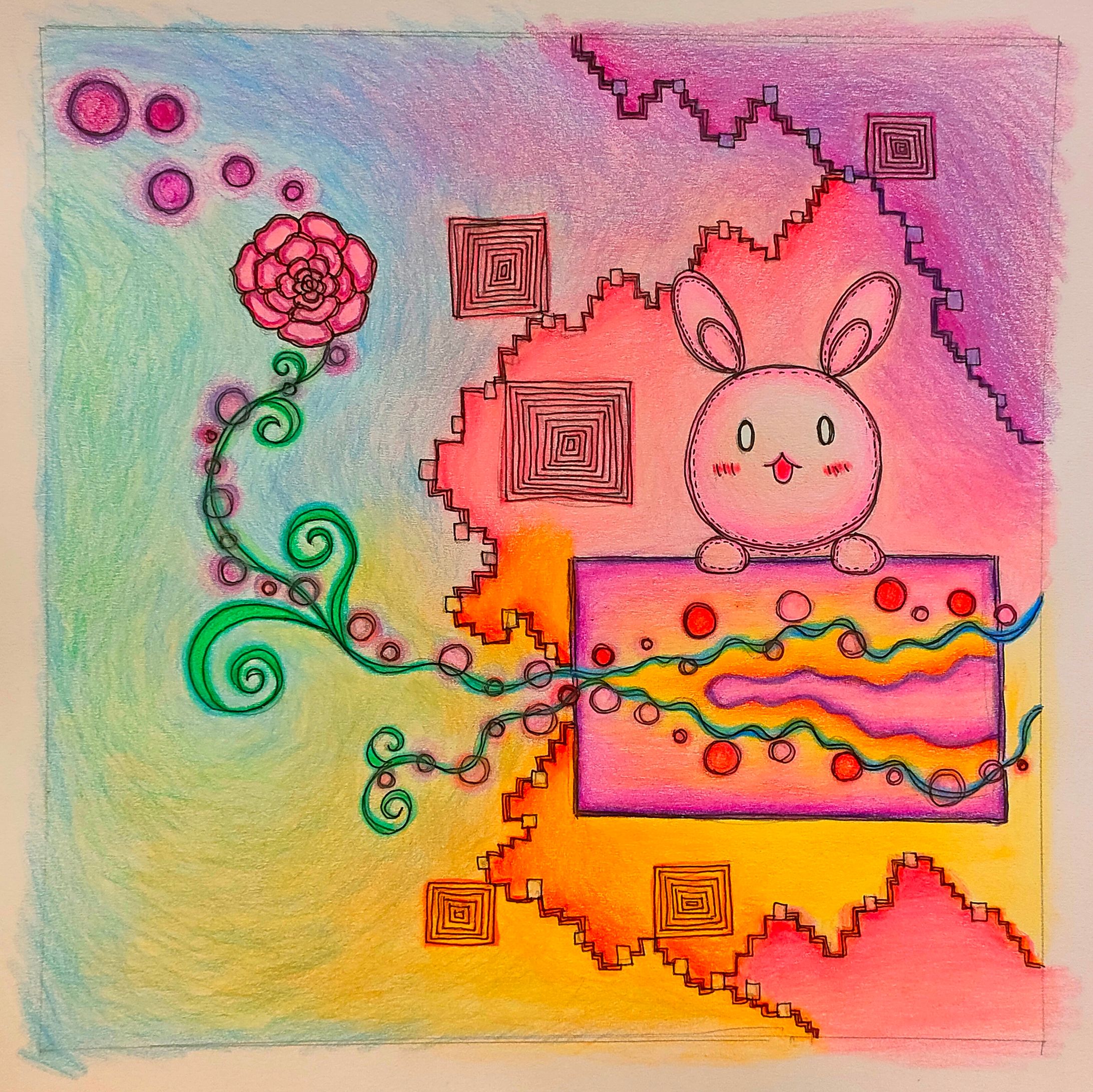 clusterワールド「いろえんぴつのせかい」用イラスト-1
