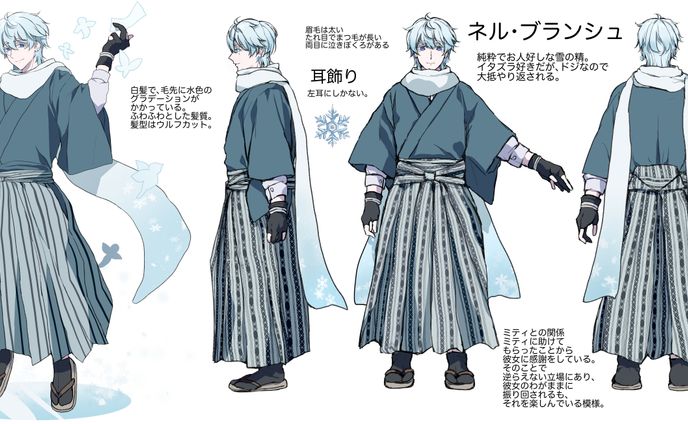 創作男子キャラ設定画