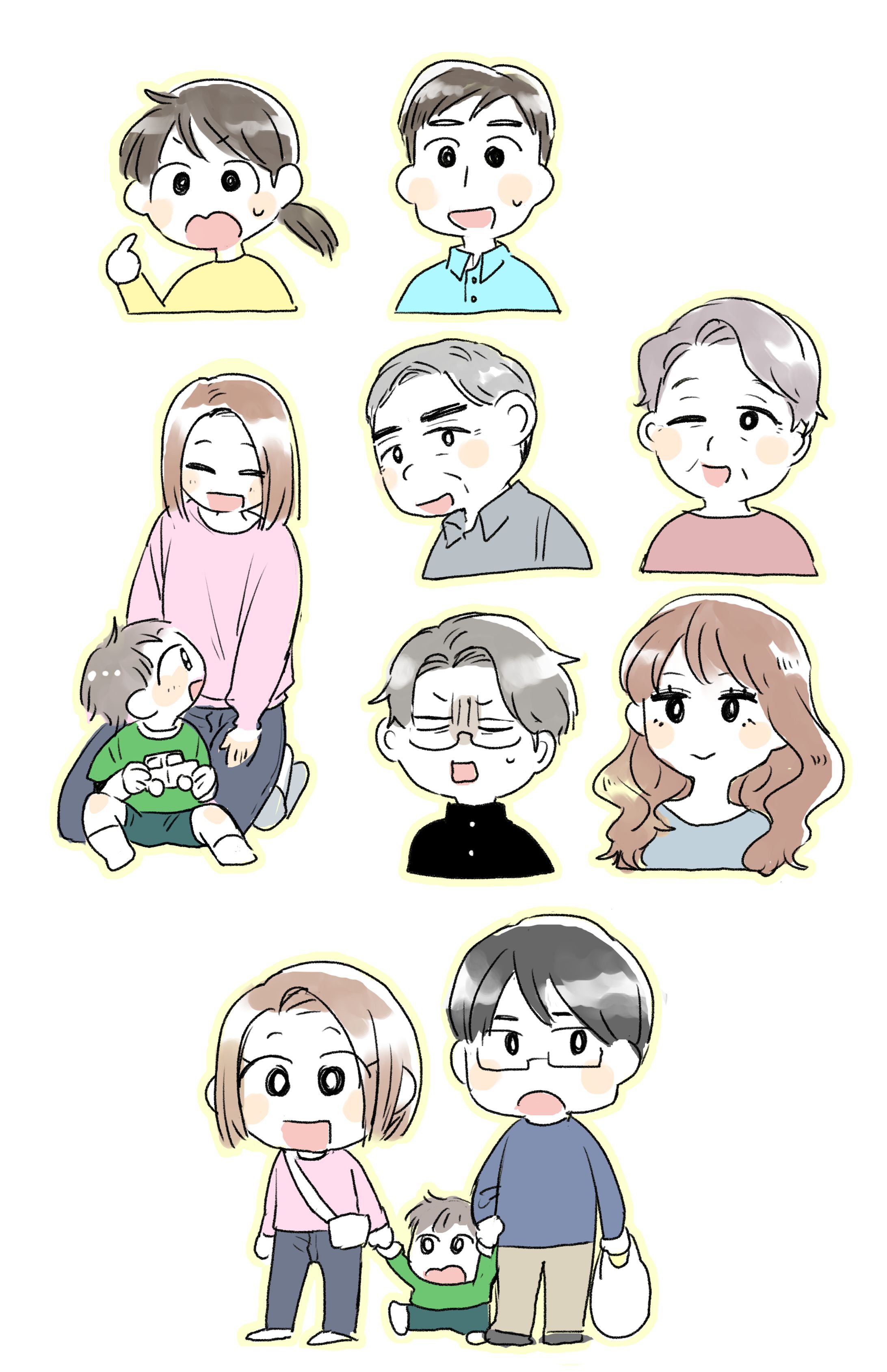 キャラクター（シンプル・デフォルメ寄り）-1