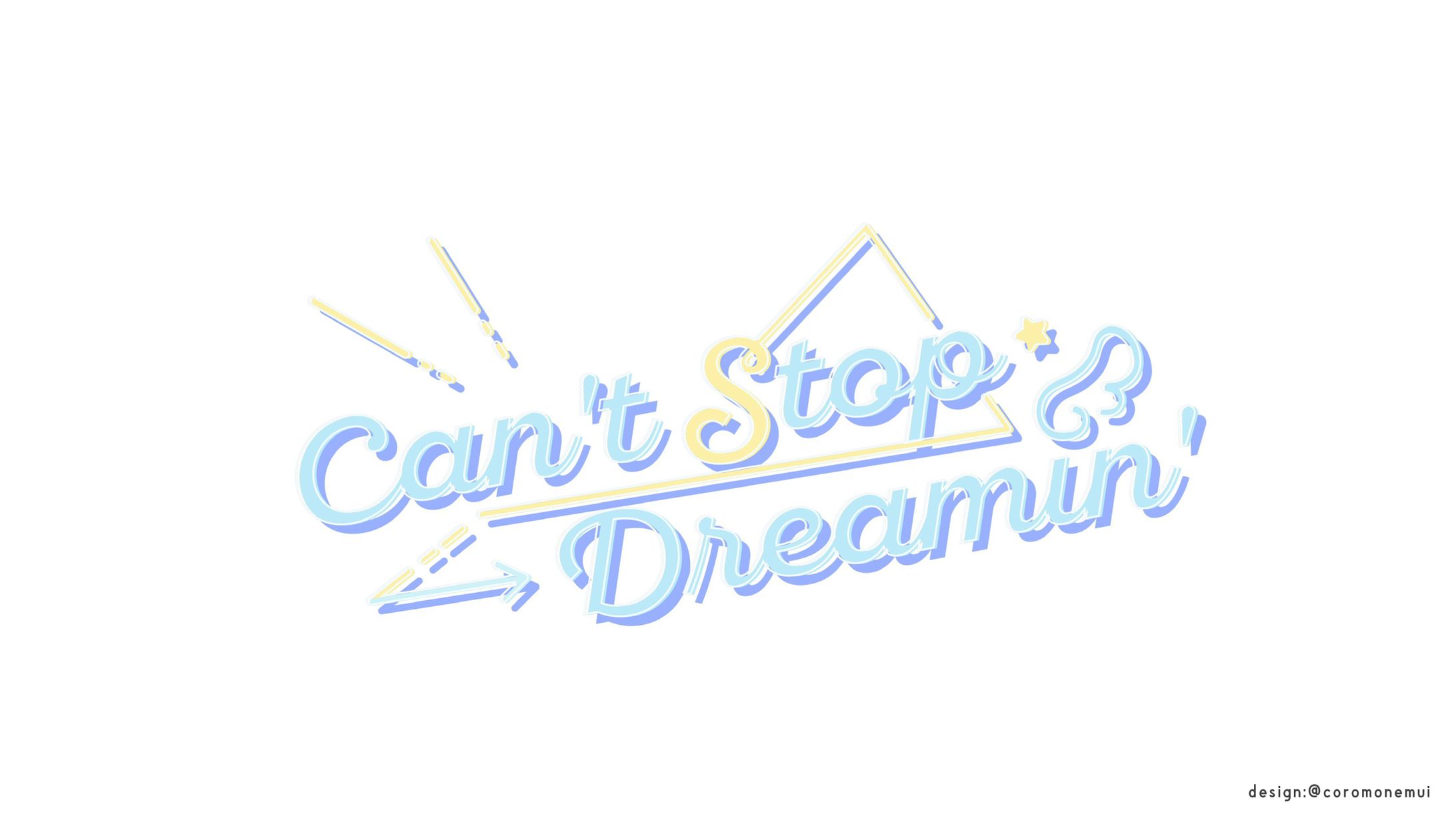 Can’t Stop Dreamin’ 楽曲ロゴ-1