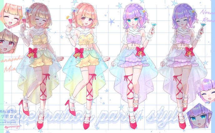【お仕事】IRIAM立ち絵/一枚絵